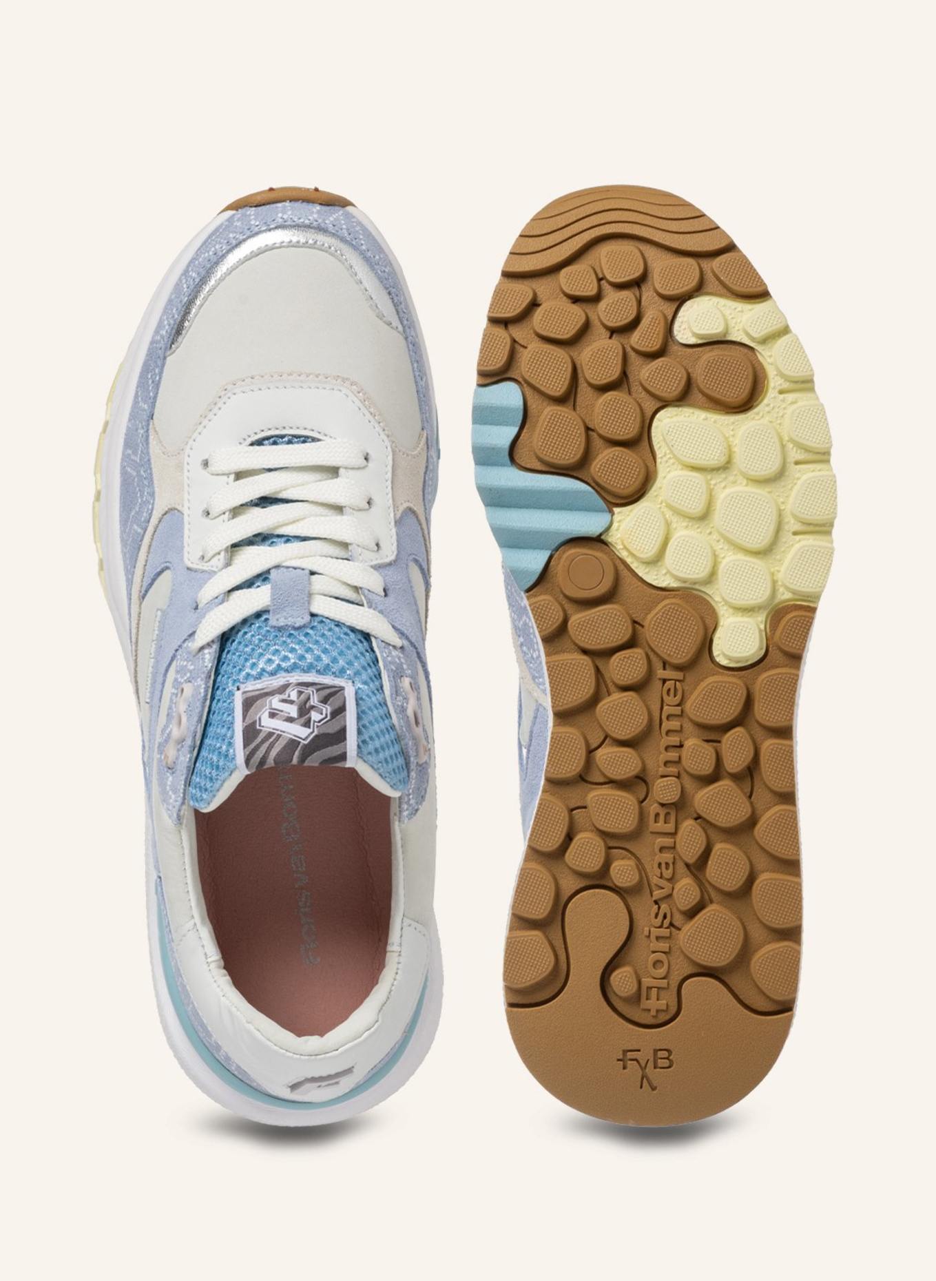 Floris van Bommel Sneaker TRENI 02: HELLBLAU