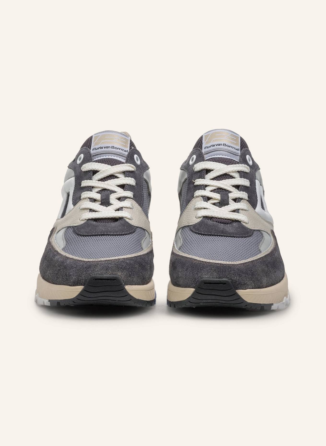 Floris van Bommel Sneaker DE TREENER 01: GRAU