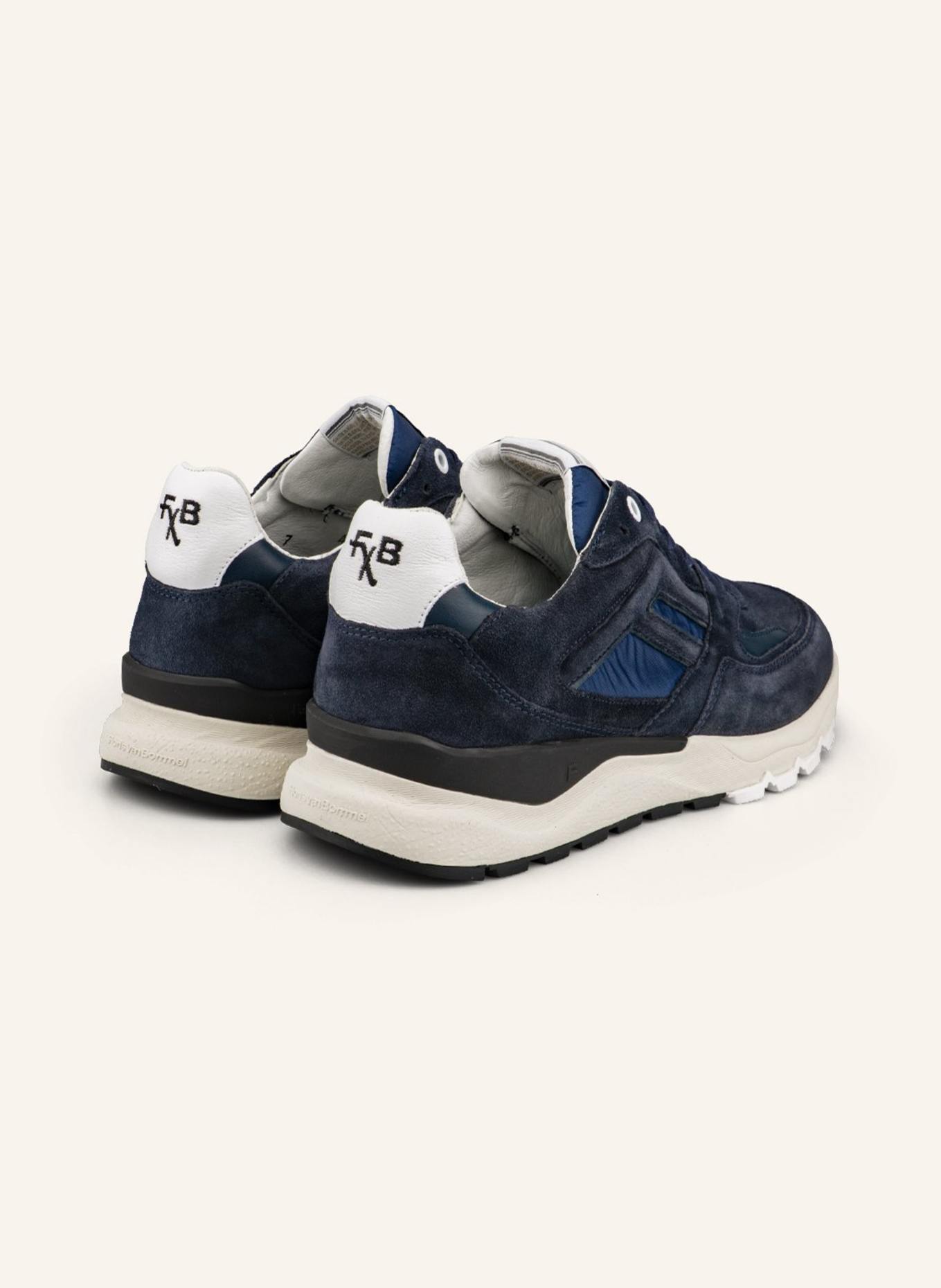 Floris van Bommel Sneaker DE TREENER 01: DUNKELBLAU