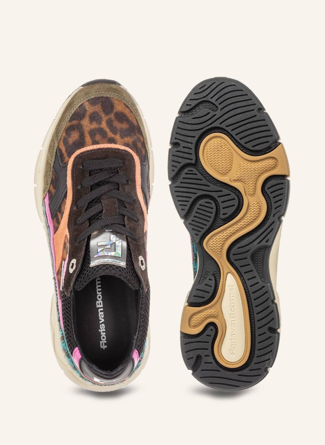 Floris van Bommel Sneaker DAYSI 03: BRAUN