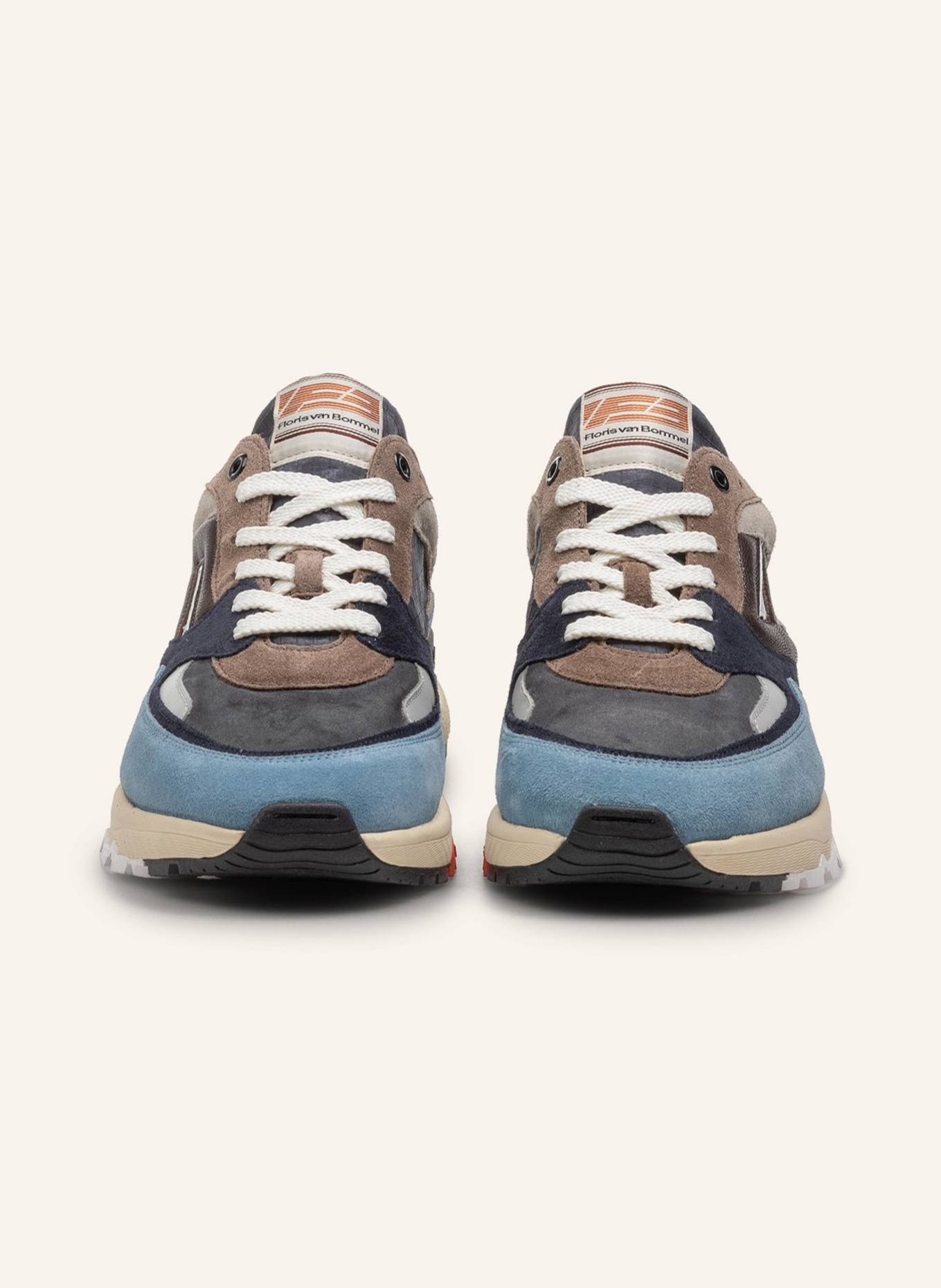 Floris van Bommel Sneaker DE TREENER 01: BRAUN