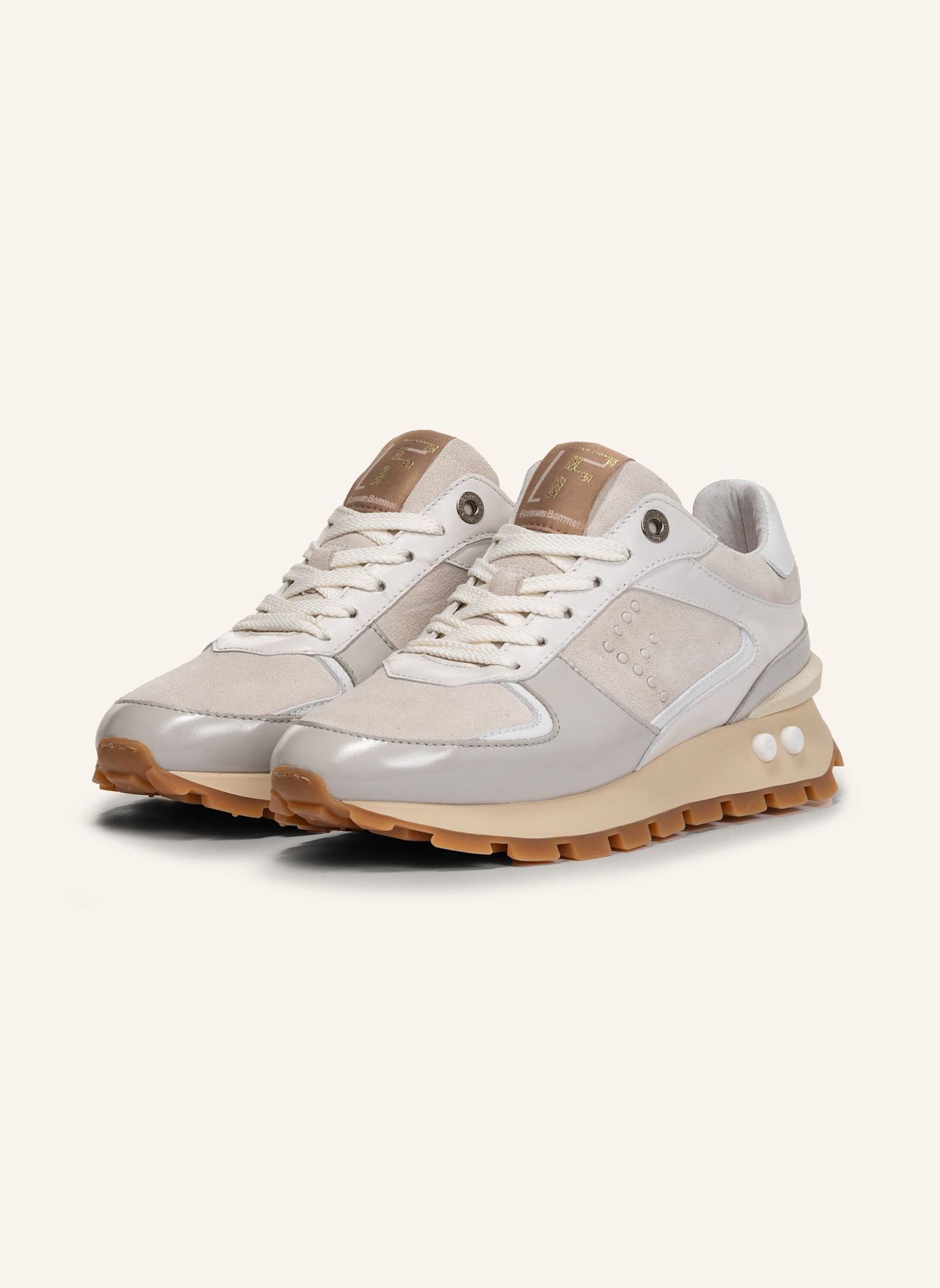 Floris van Bommel Sneaker BLOKKI 05: BEIGE
