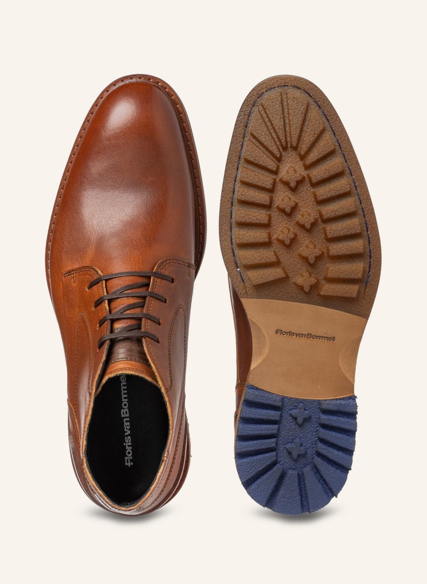 Floris van Bommel Stiefelette CREPI 11: COGNAC