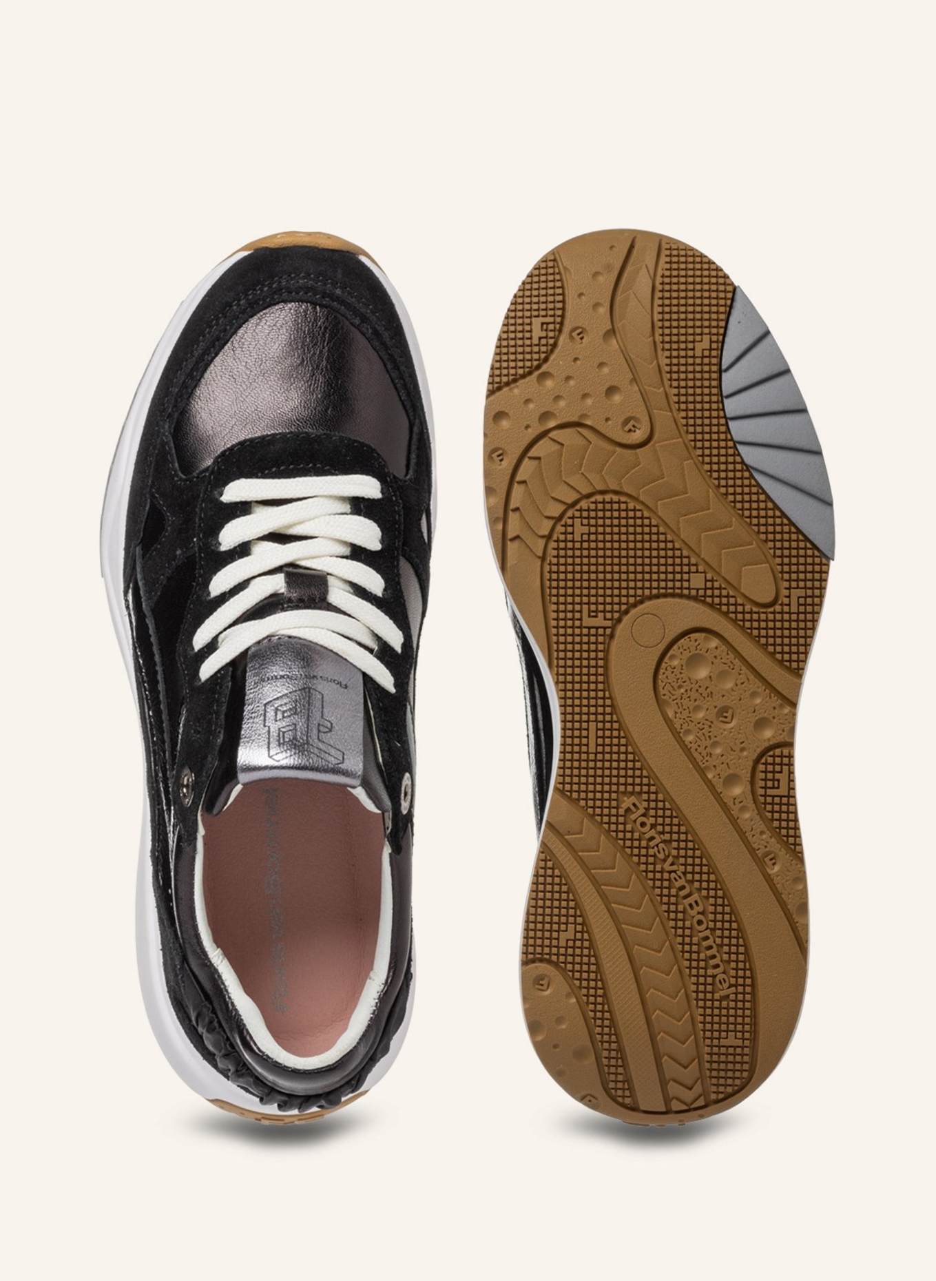 Floris van Bommel Sneaker SUVI 04: SCHWARZ