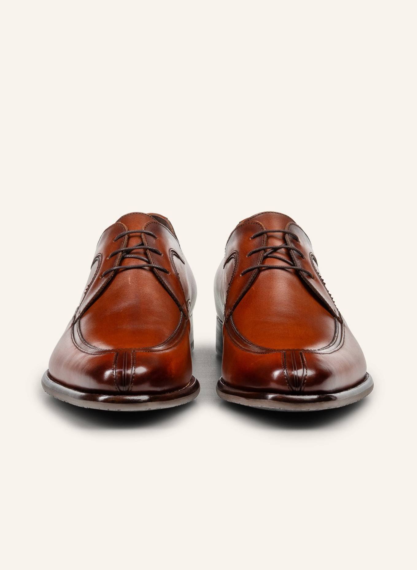 Floris van Bommel Schnürschuh DE STIJLER 43: COGNAC