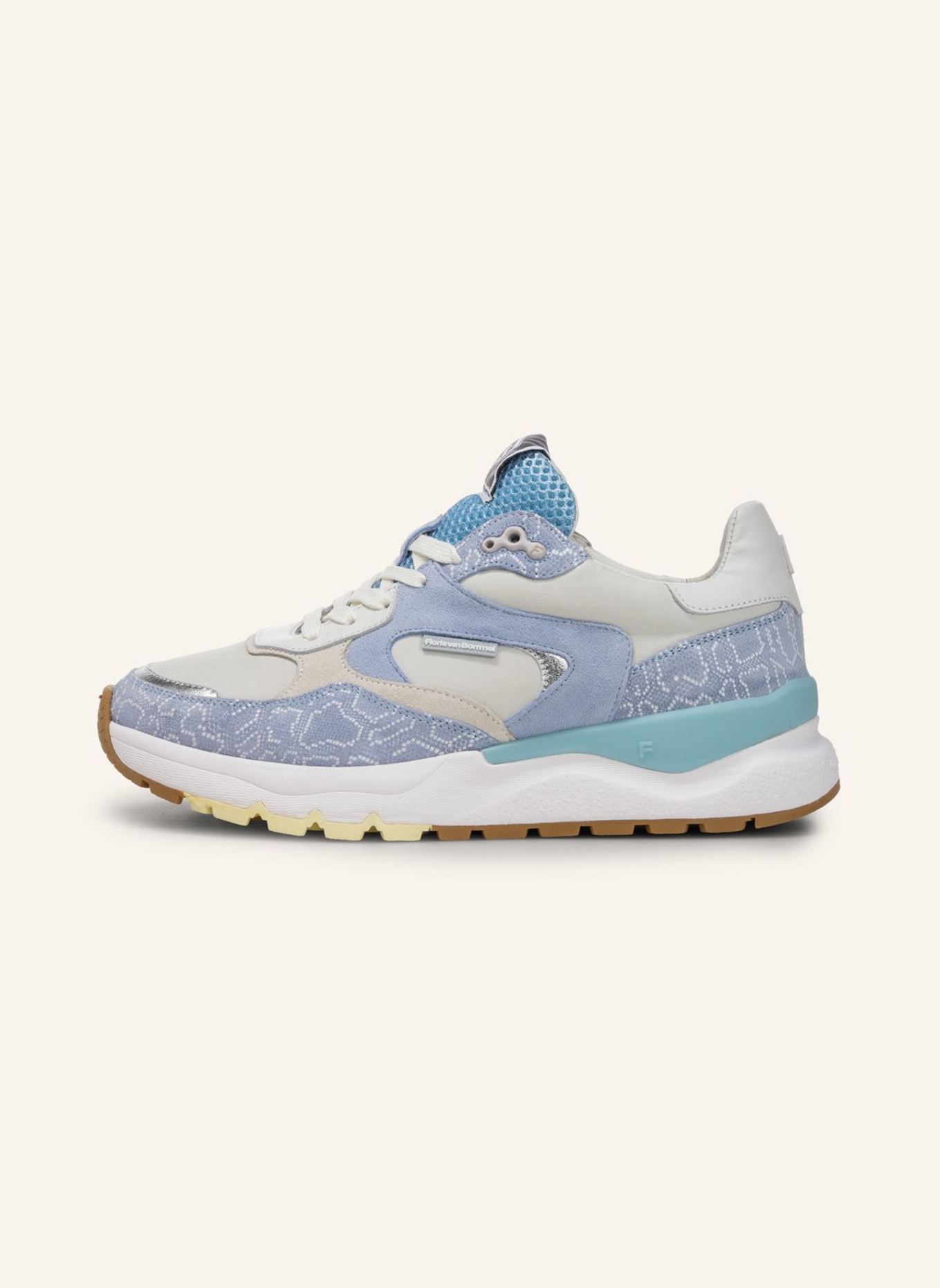 Floris van Bommel Sneaker TRENI 02: HELLBLAU