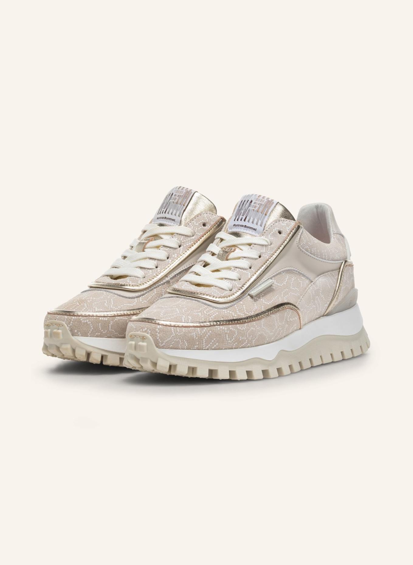 Floris van Bommel Sneaker GROMMI 02: TAUPE