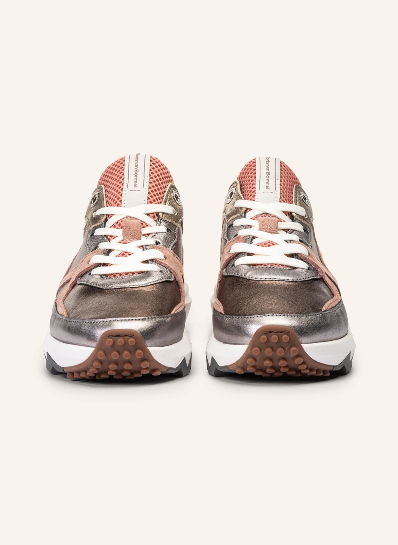 Floris van Bommel Sneaker CURVI 01, Farbe: SILBER/ PINK (Bild 3)