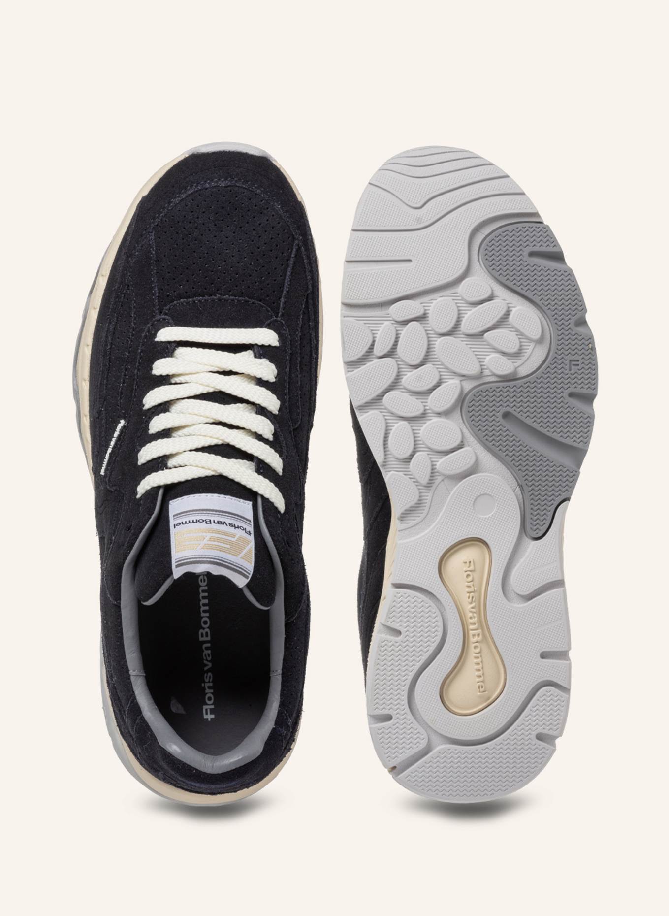 Floris van Bommel Sneaker DE REZER 02: DUNKELBLAU