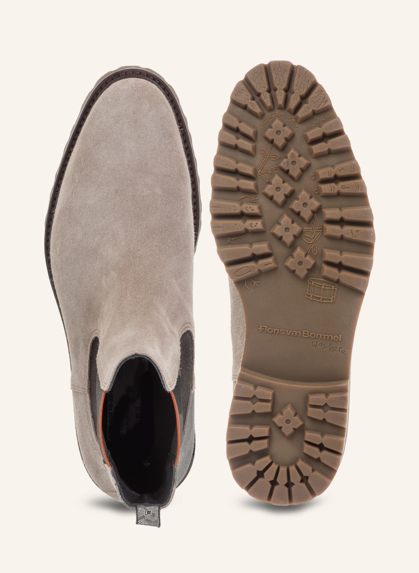 Floris van Bommel Chelsea-Boots STURDI 04: NUDE