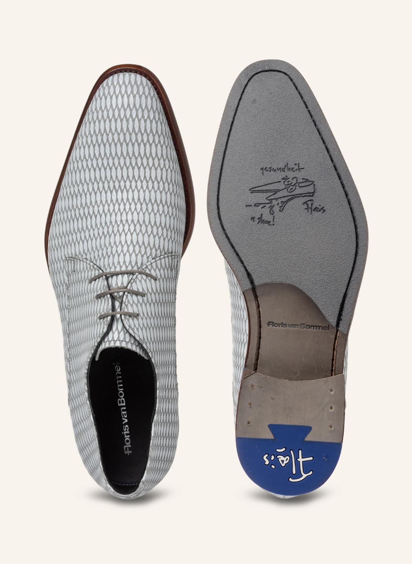 Floris van Bommel Schnürschuh DE NETTER 12: GRAU