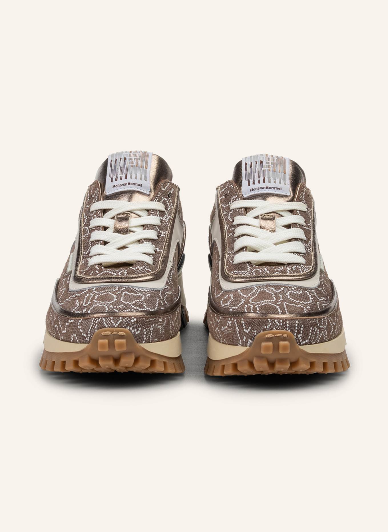 Floris van Bommel Sneaker GROMMI 02: BRAUN