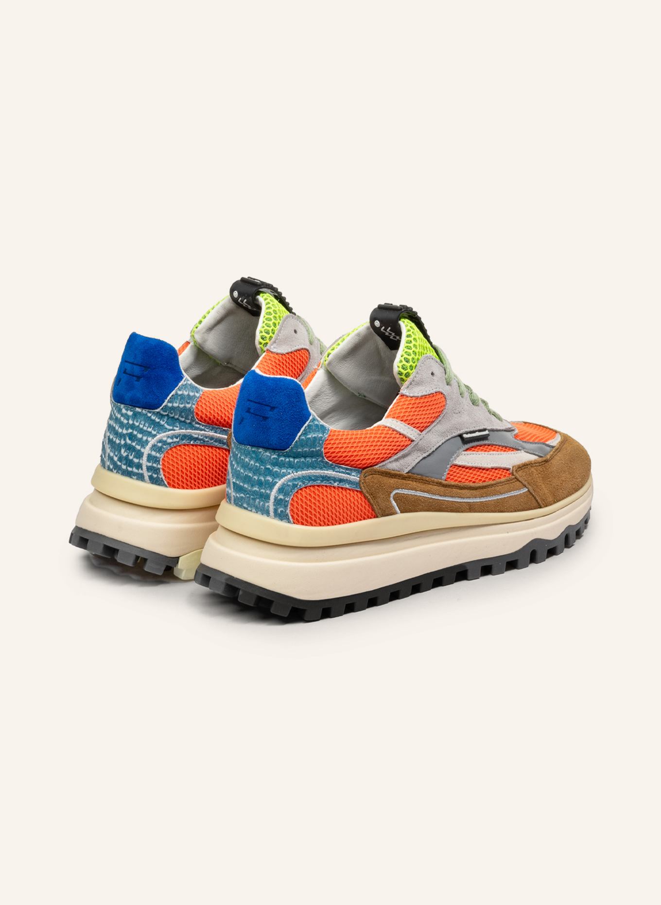 Floris van Bommel Sneaker DE GRIPPER 02: ORANGE