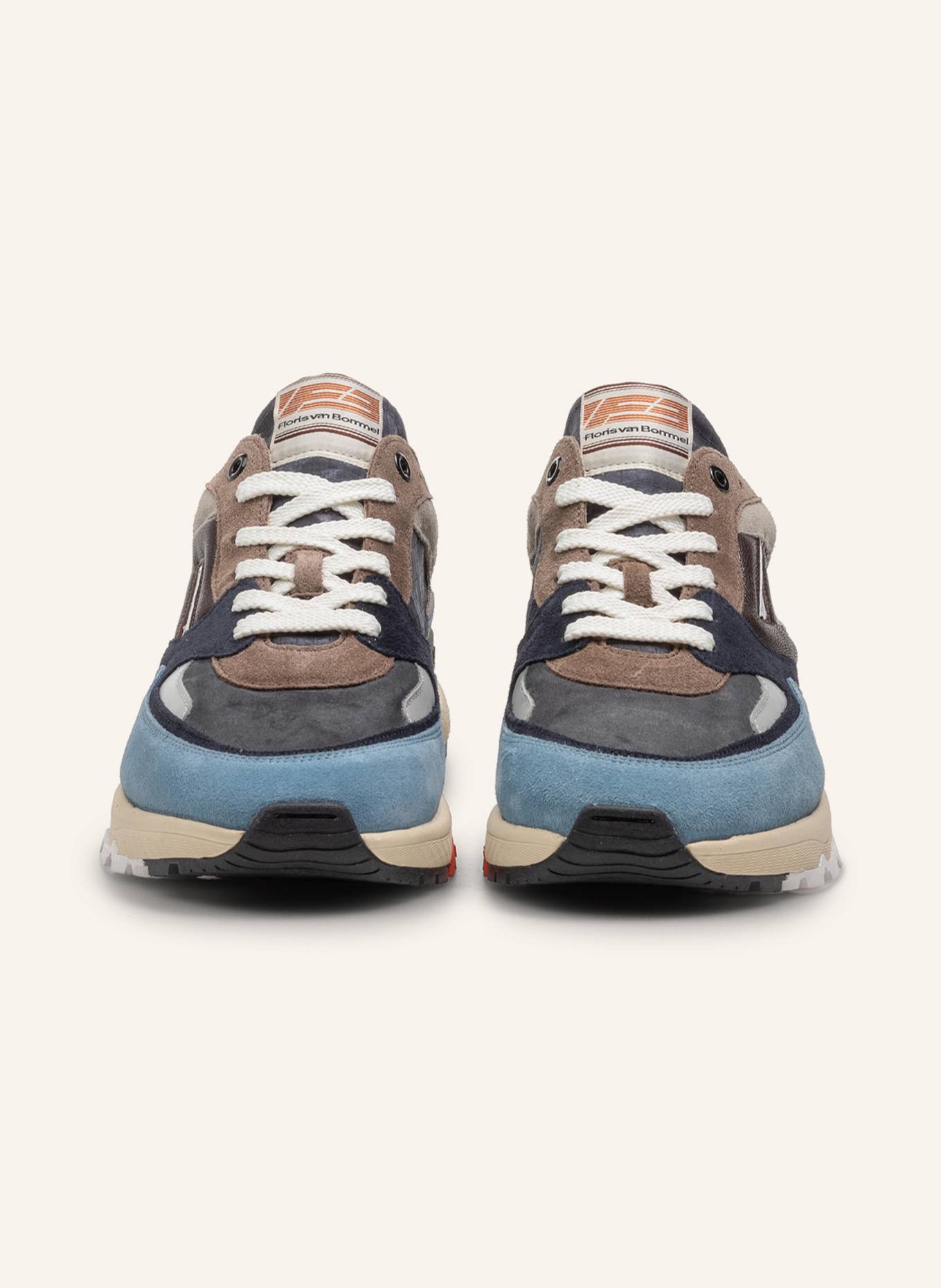 Floris van Bommel Sneaker DE TREENER 01: BRAUN
