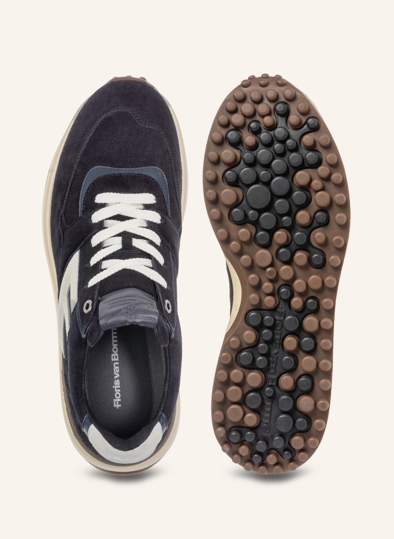 Floris van Bommel Sneaker NOPPI 29: DUNKELBLAU