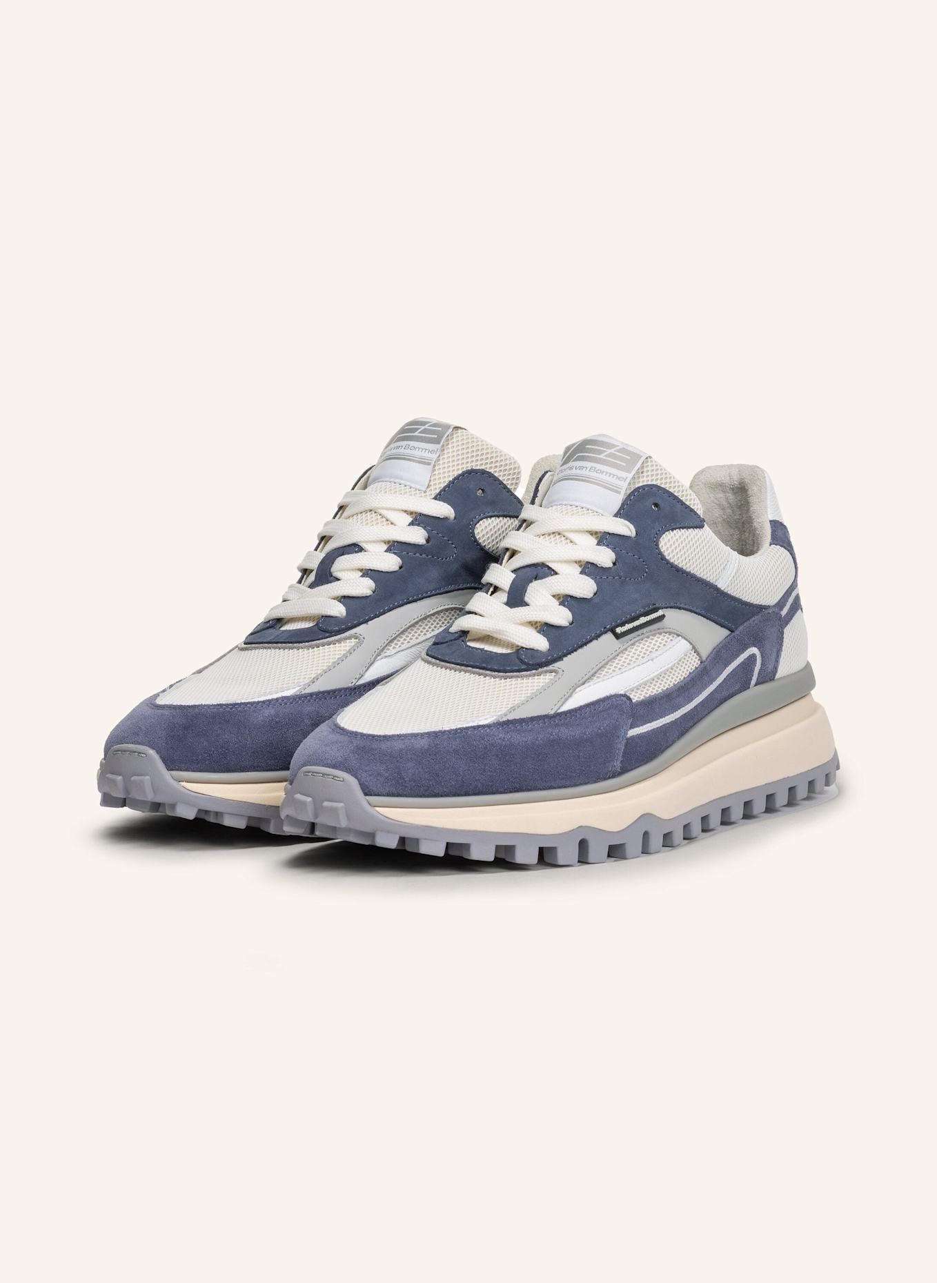 Floris van Bommel Sneaker DE GRIPPER 02: HELLBLAU