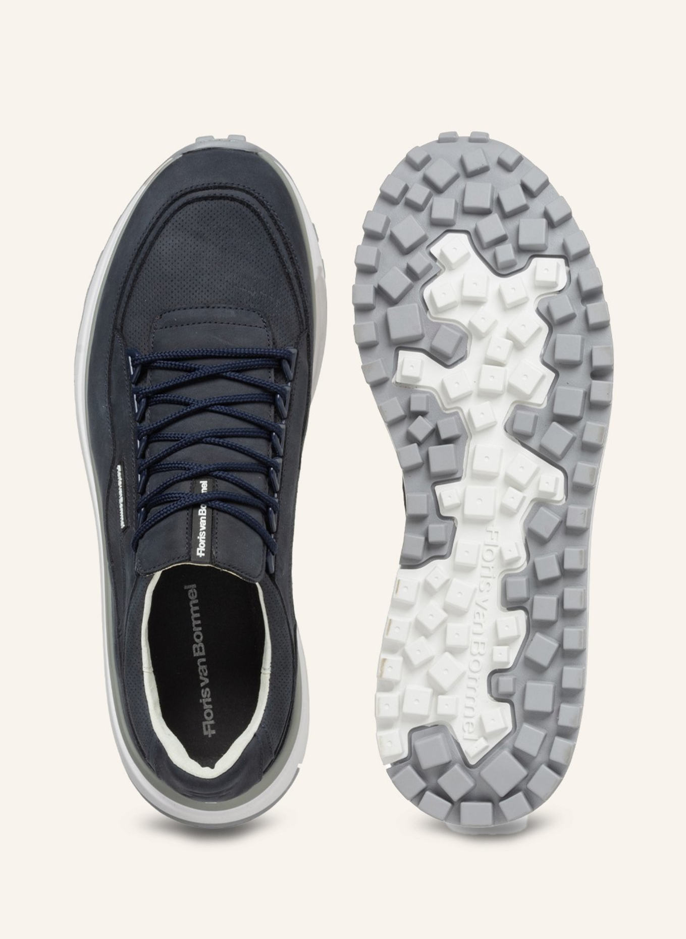 Floris van Bommel Sneaker DE GRIPPER 03: DUNKELBLAU