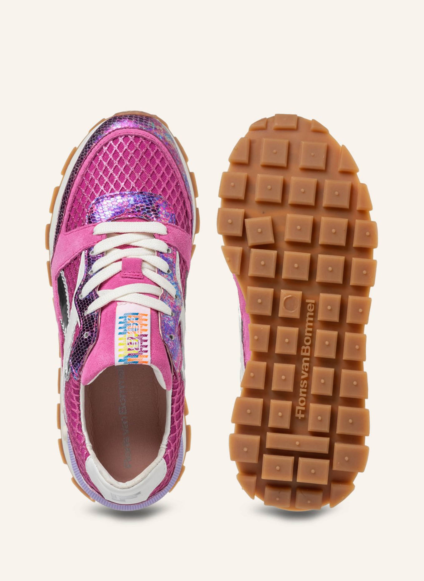 Floris van Bommel Sneaker BLOKKI 07: PINK