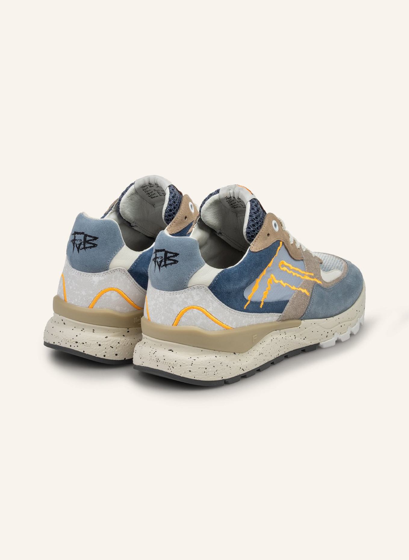 Floris van Bommel Sneaker DE TREENER 06: HELLBLAU