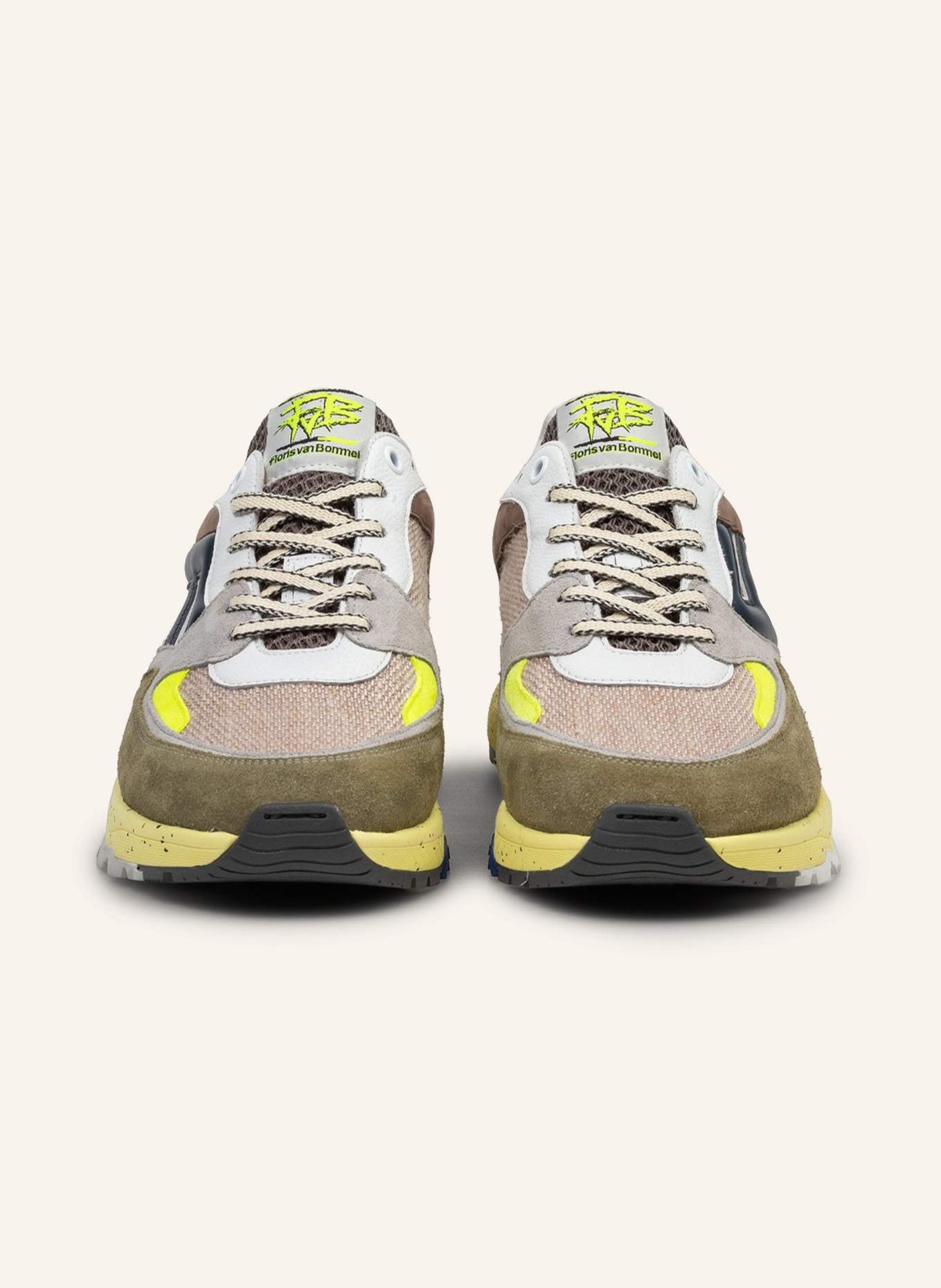 Floris van Bommel Sneaker DE TREENER 01: HELLGRÜN