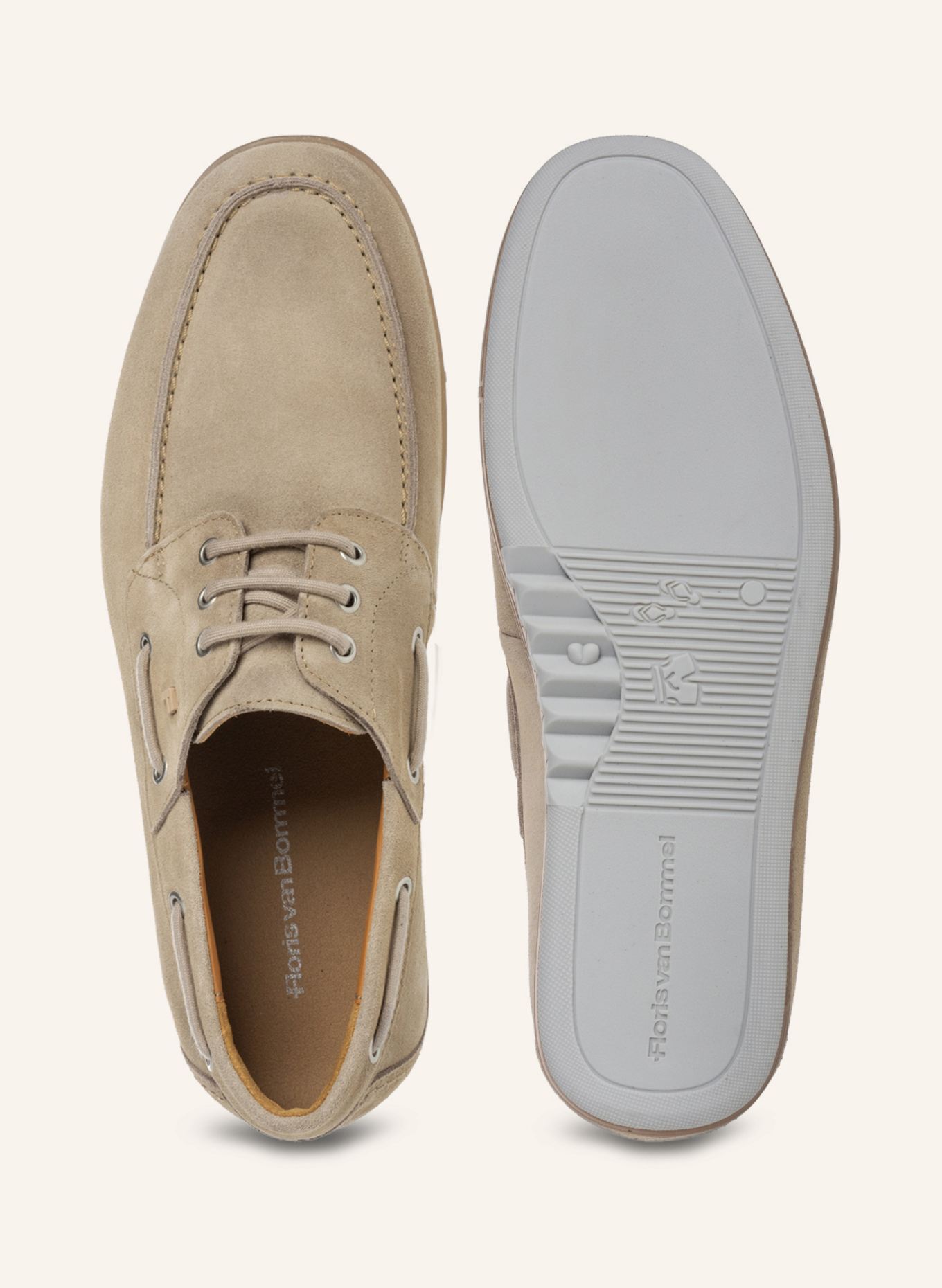 Floris van Bommel Bootsschuh DE ZEILER 02: HELLBRAUN