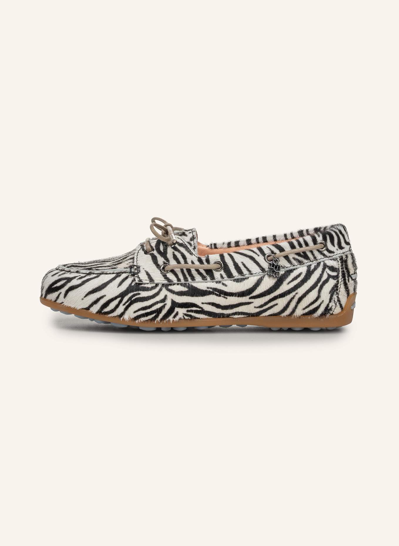 Floris van Bommel Loafer BOHWI 01: WEISS/ SCHWARZ