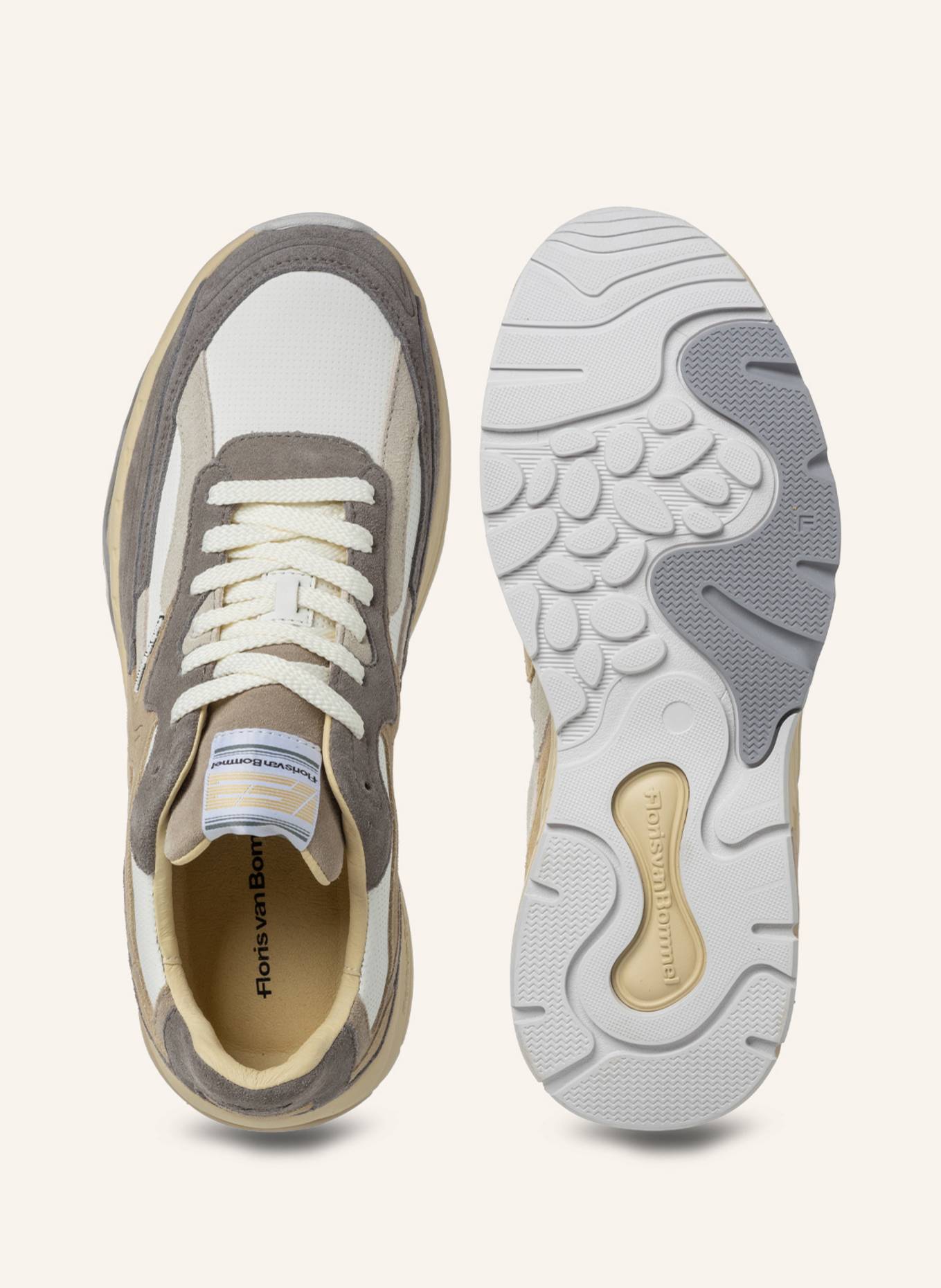 Floris van Bommel Sneaker DE REZER 02: GRAU