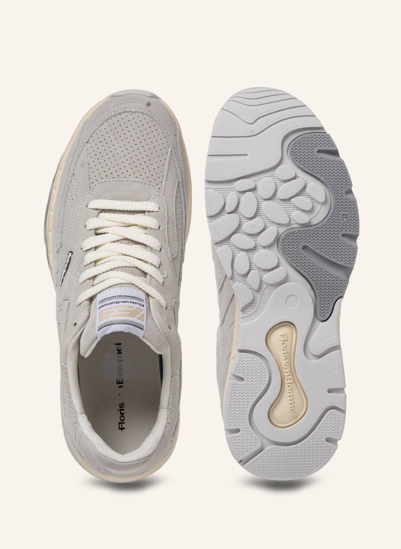 Floris van Bommel Sneaker DE REZER 02: HELLGRAU