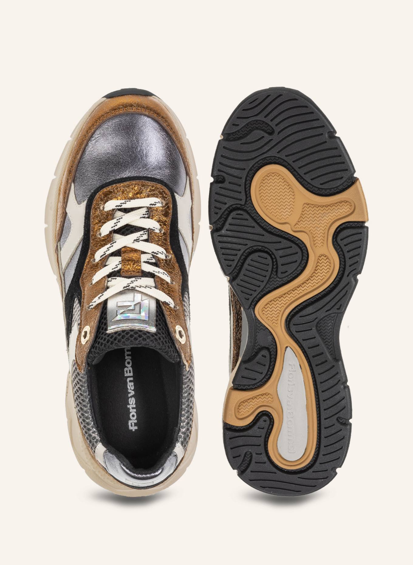 Floris van Bommel Sneaker DAYSI 03: DUNKELBRAUN