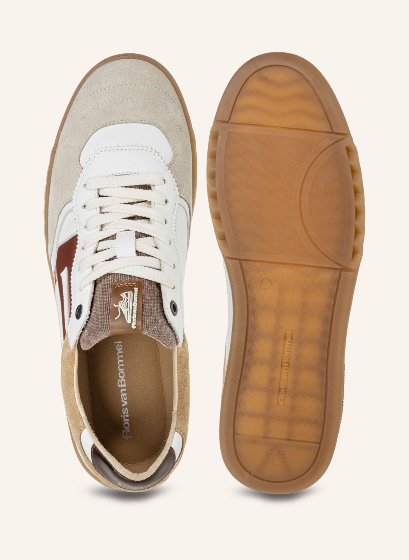 Floris van Bommel Sneaker DE ZALER 04: HELLBRAUN