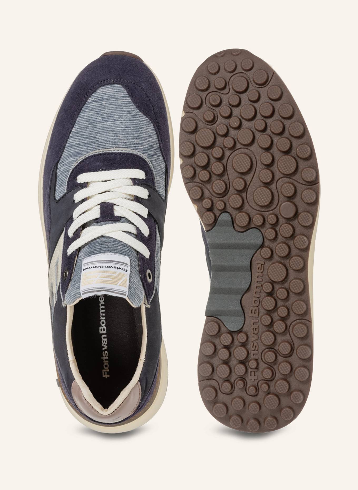 Floris van Bommel Sneaker DE TRIKKER 01: BLAU