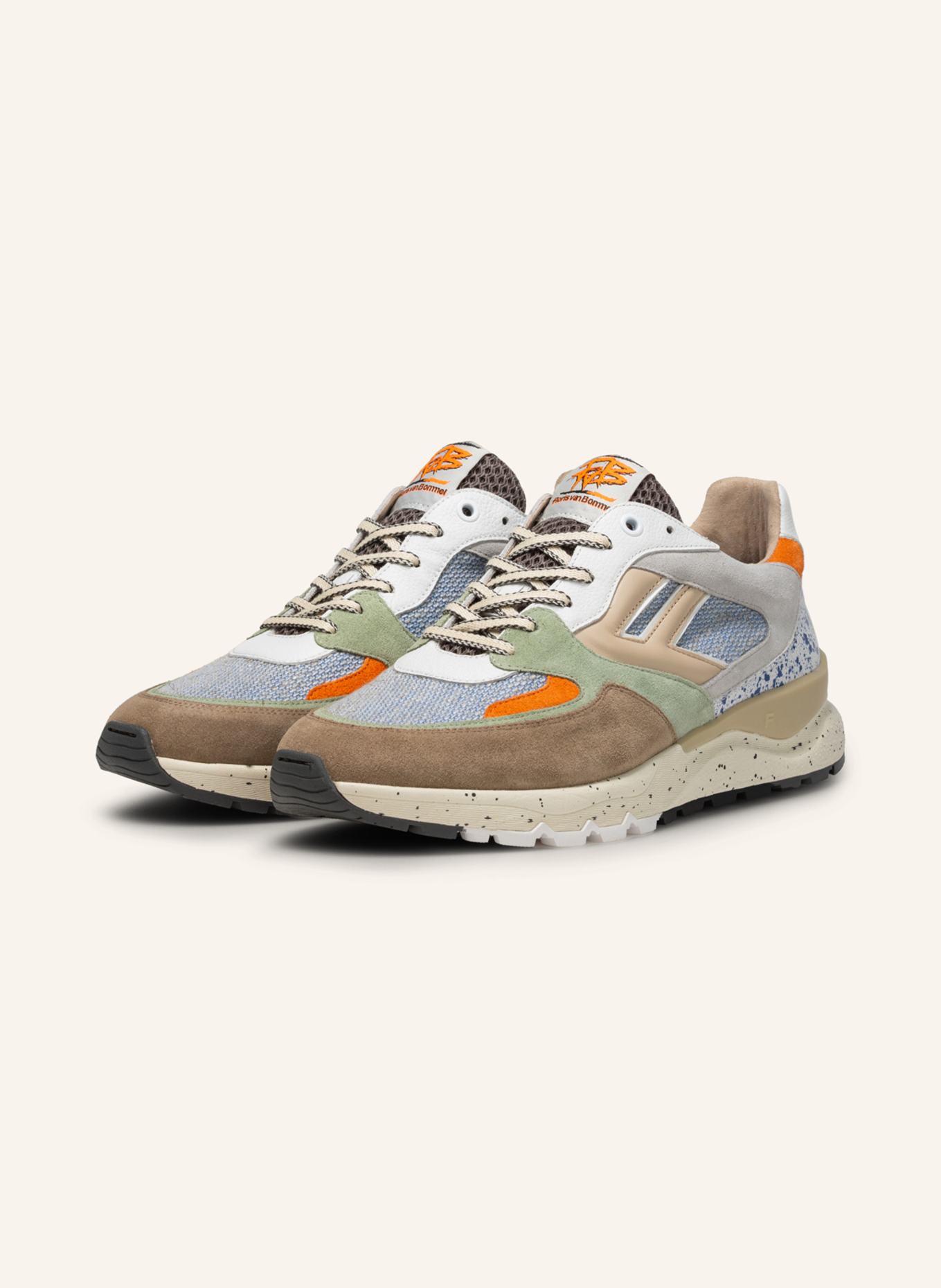 Floris van Bommel Sneaker DE TREENER 01: HELLBLAU