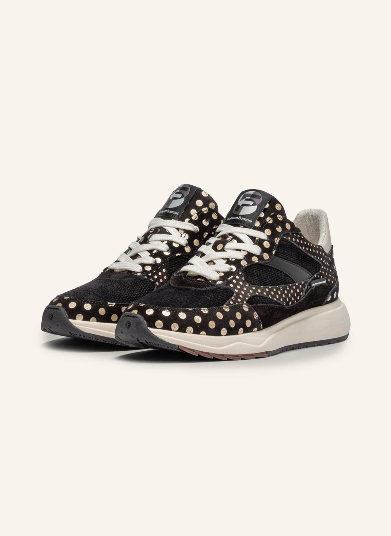 Floris van Bommel Sneaker SUVI 05: SCHWARZ