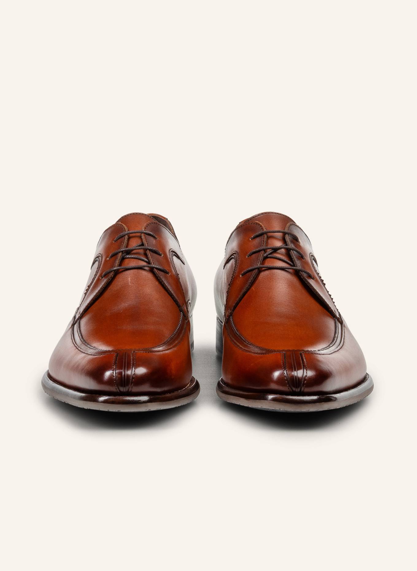 Floris van Bommel Schnürschuh DE STIJLER 43: COGNAC