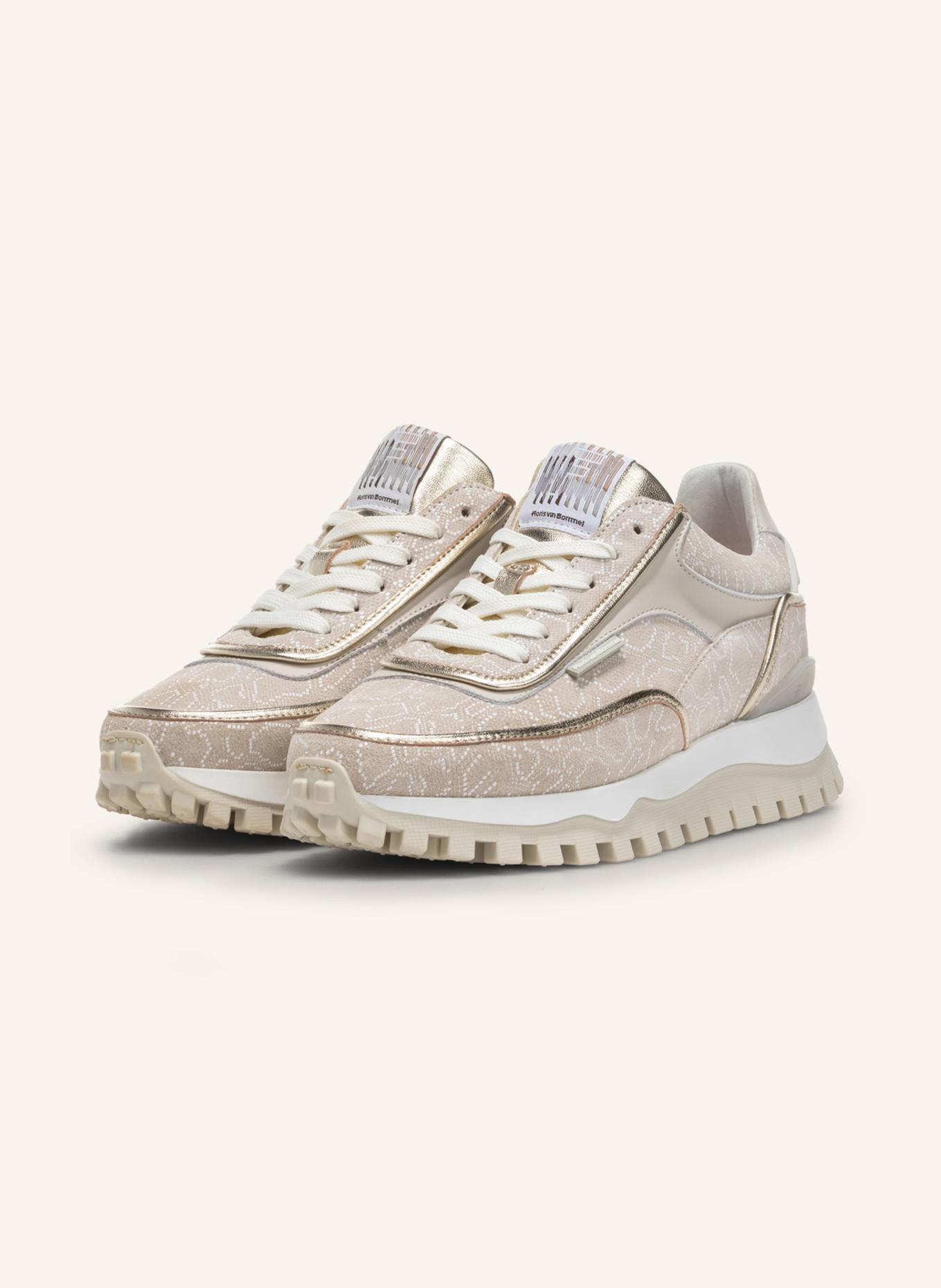 Floris van Bommel Sneaker GROMMI 02: TAUPE