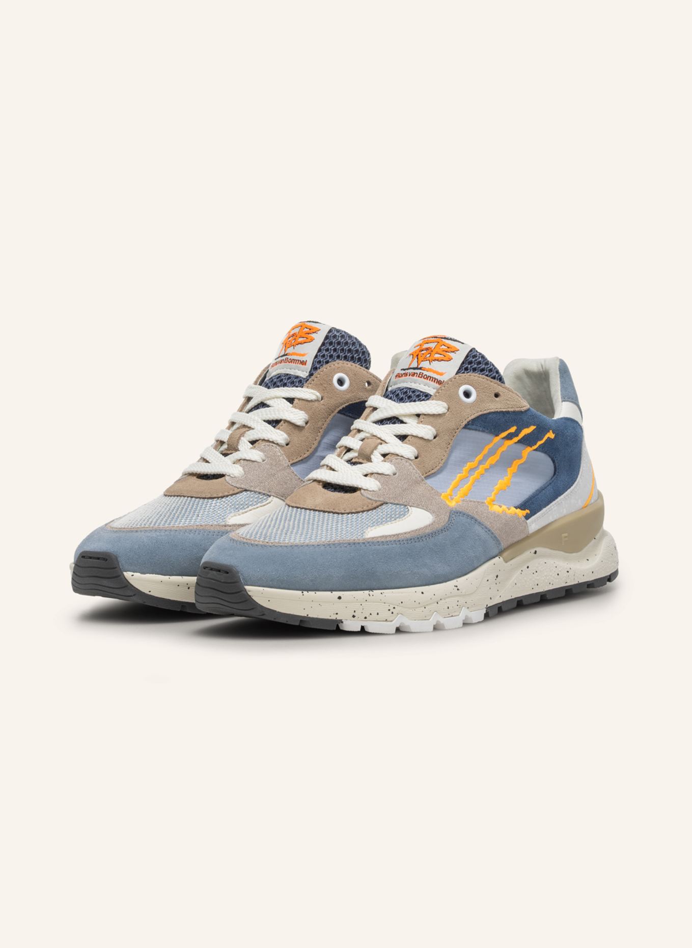 Floris van Bommel Sneaker DE TREENER 06: HELLBLAU
