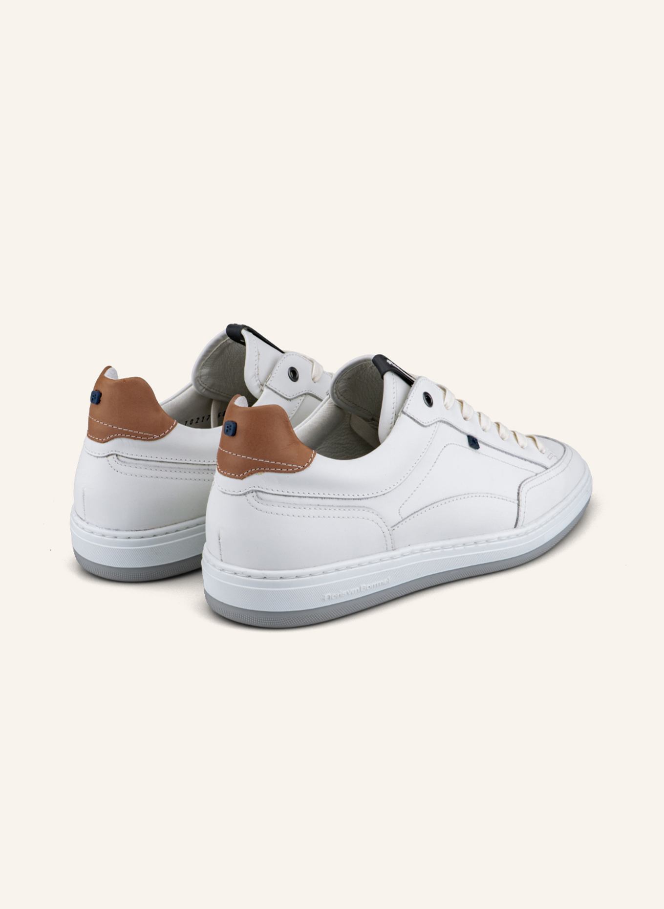 Floris van Bommel Sneaker DE DIJKER 01: WEISS