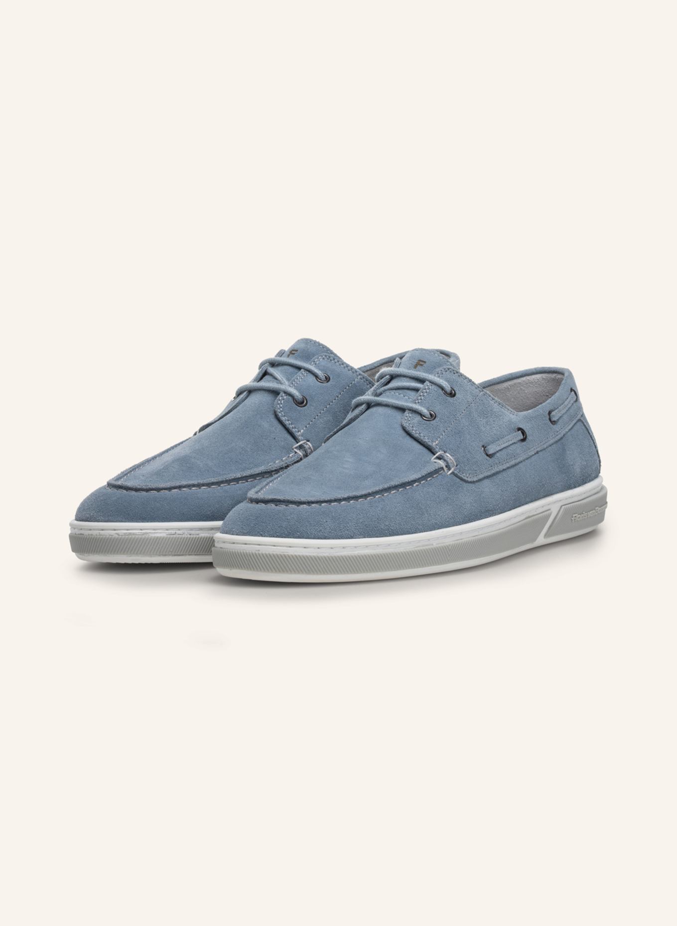 Floris van Bommel Bootsschuh DE BOOTER 01: HELLBLAU