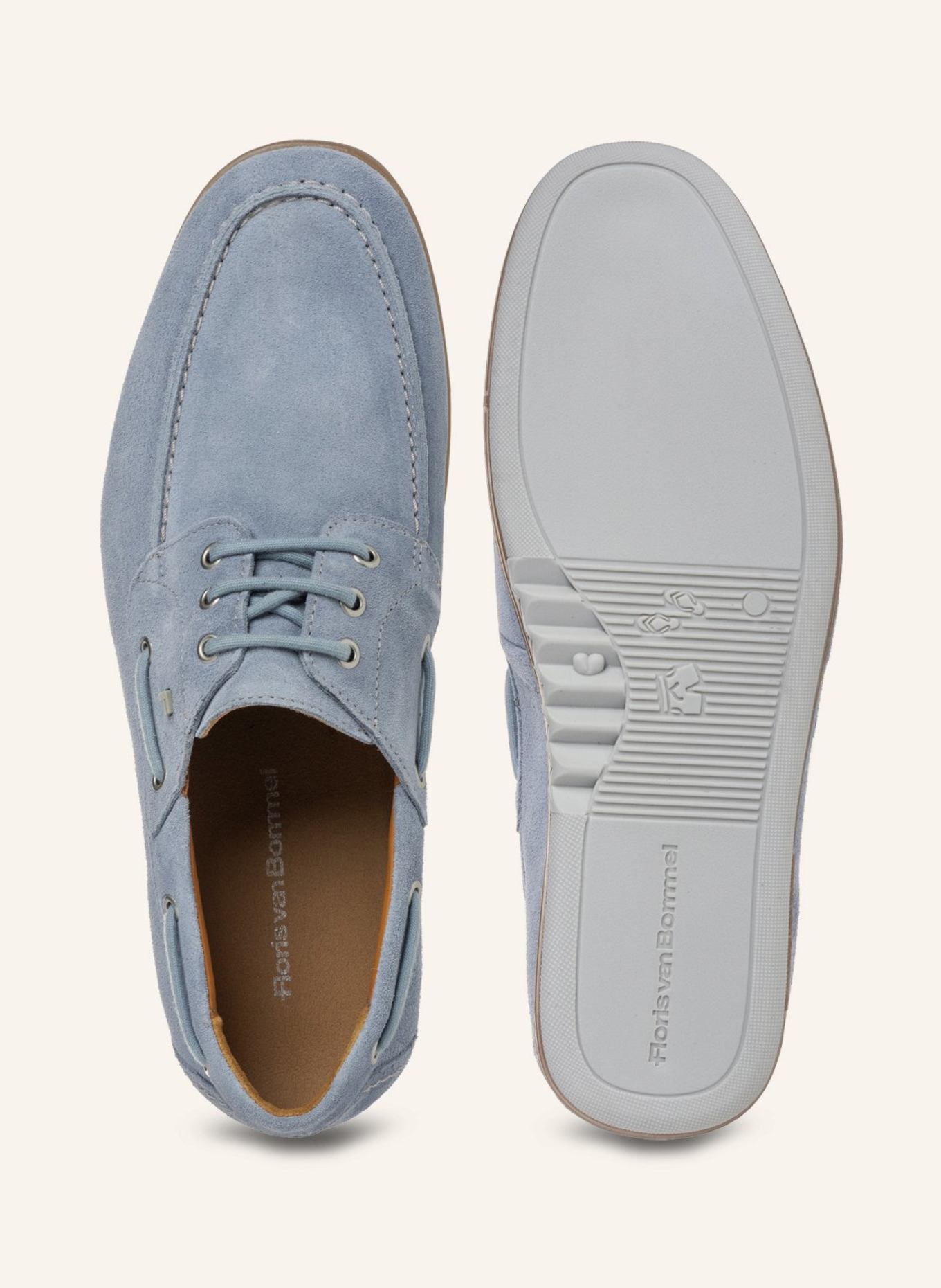 Floris van Bommel Bootsschuh DE ZEILER 02: HELLBLAU
