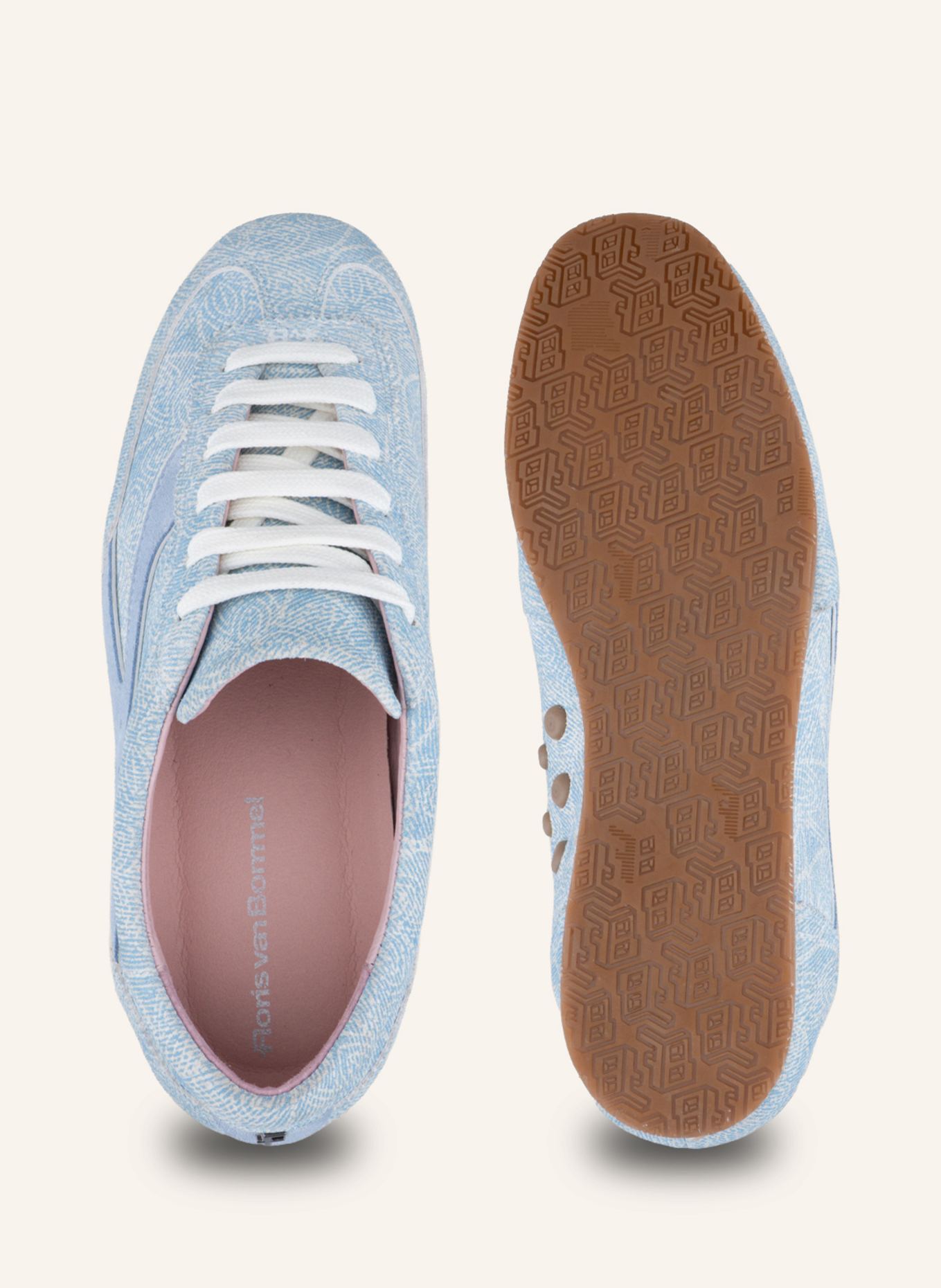 Floris van Bommel Sneaker AIMI 01: HELLBLAU