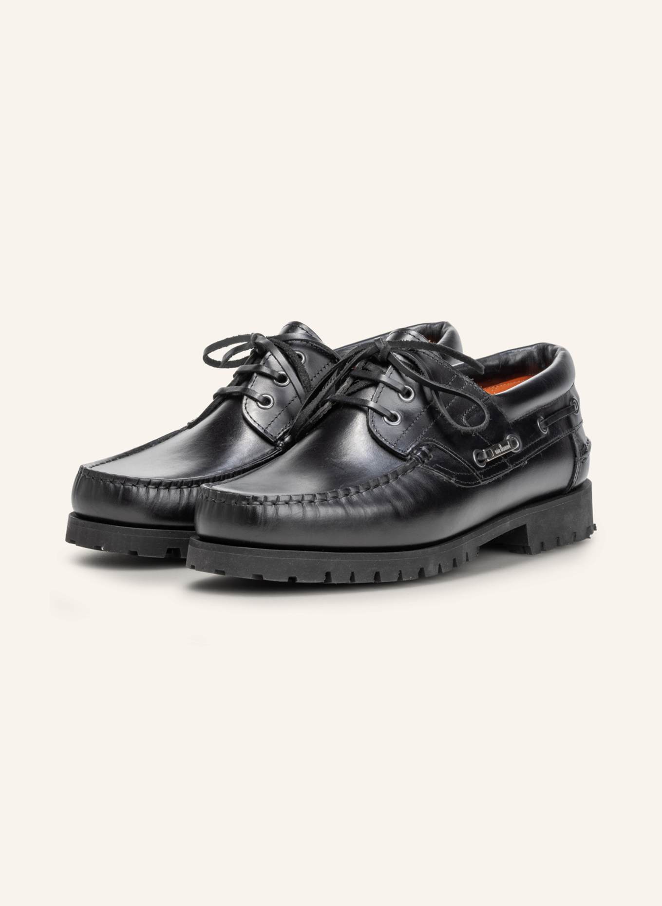 Floris van Bommel Bootsschuh BOAT SHOE 02: SCHWARZ