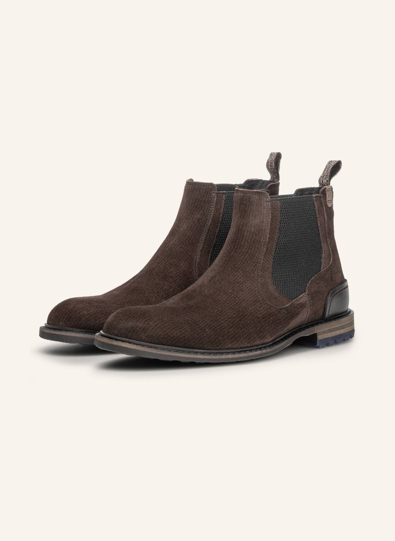 Floris van Bommel Chelsea-Boots CREPI 15: DUNKELBRAUN
