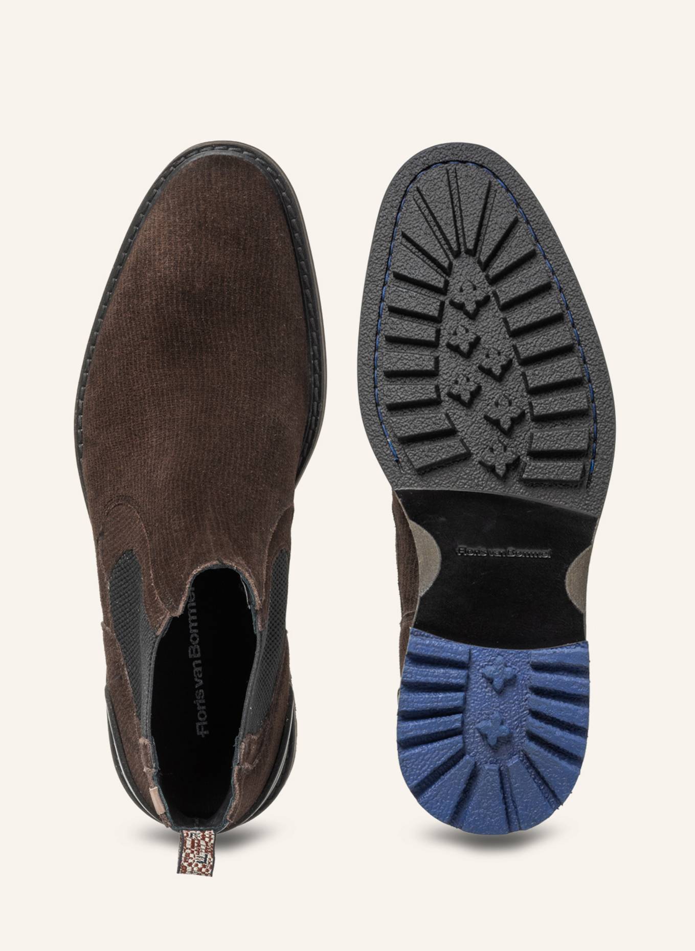 Floris van Bommel Chelsea-Boots CREPI 15: DUNKELBRAUN