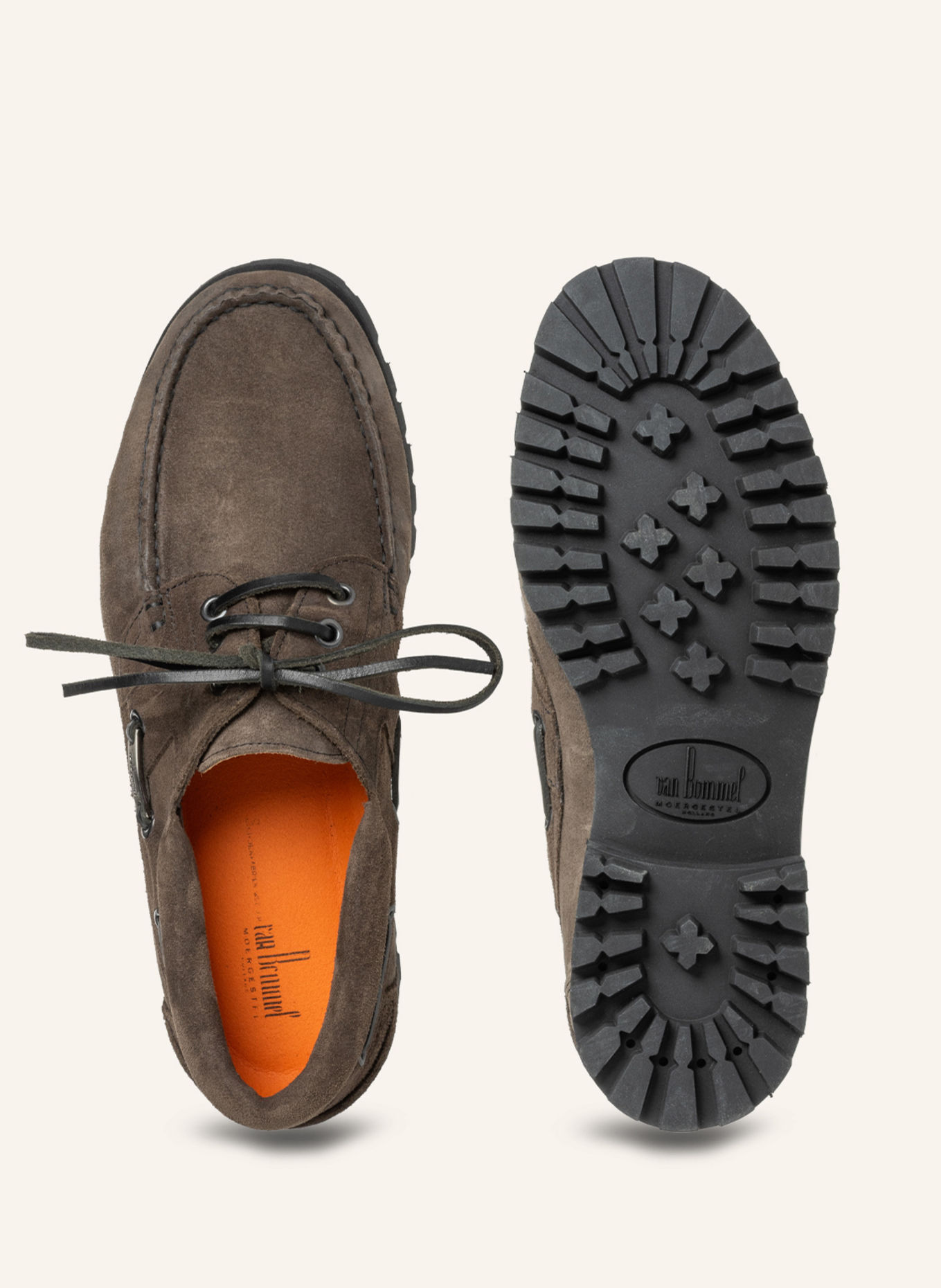 Floris van Bommel Bootsschuh BOAT SHOE 02: TAUPE