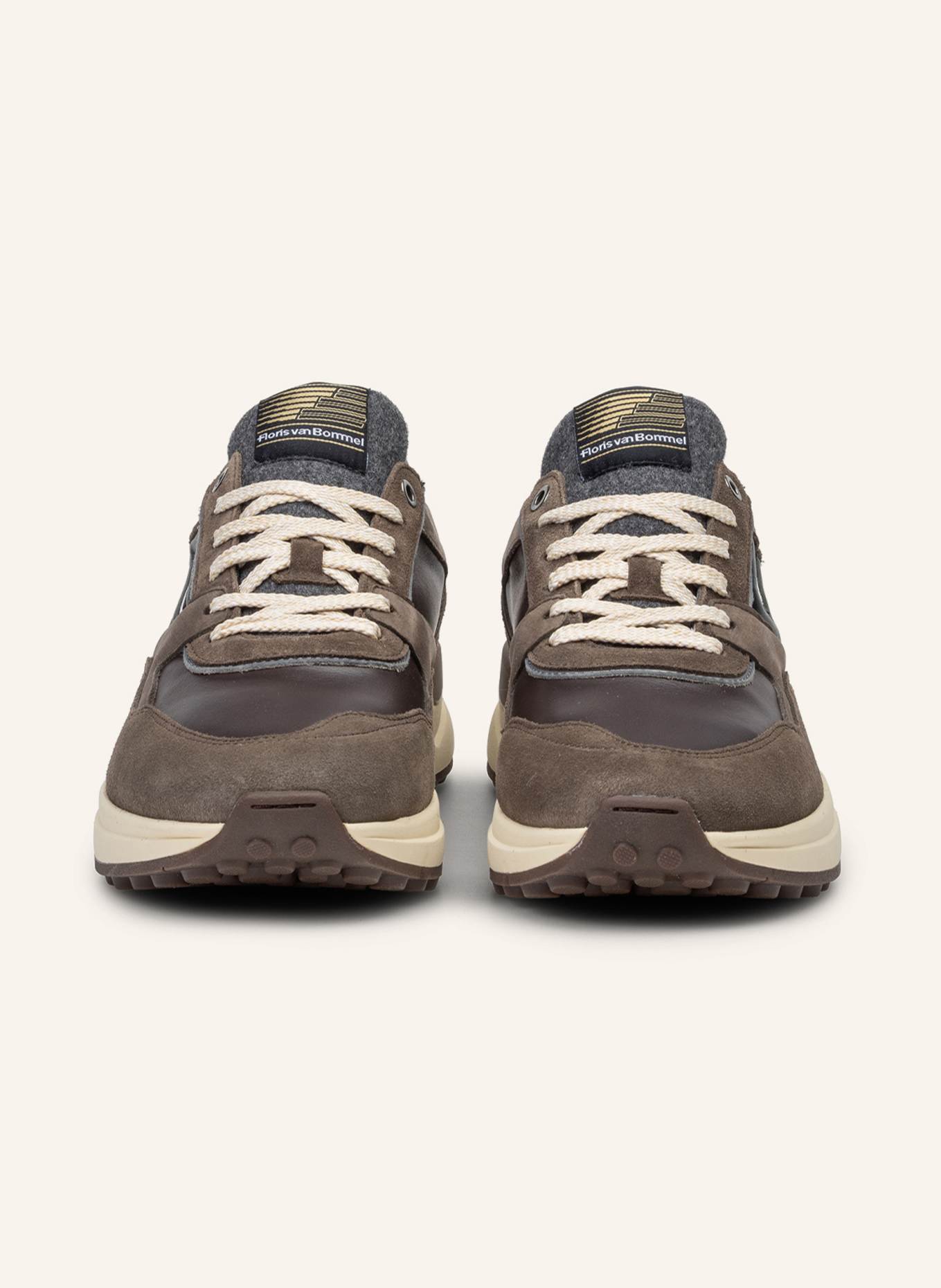 Floris van Bommel Sneaker DE TRIKKER 01: BRAUN