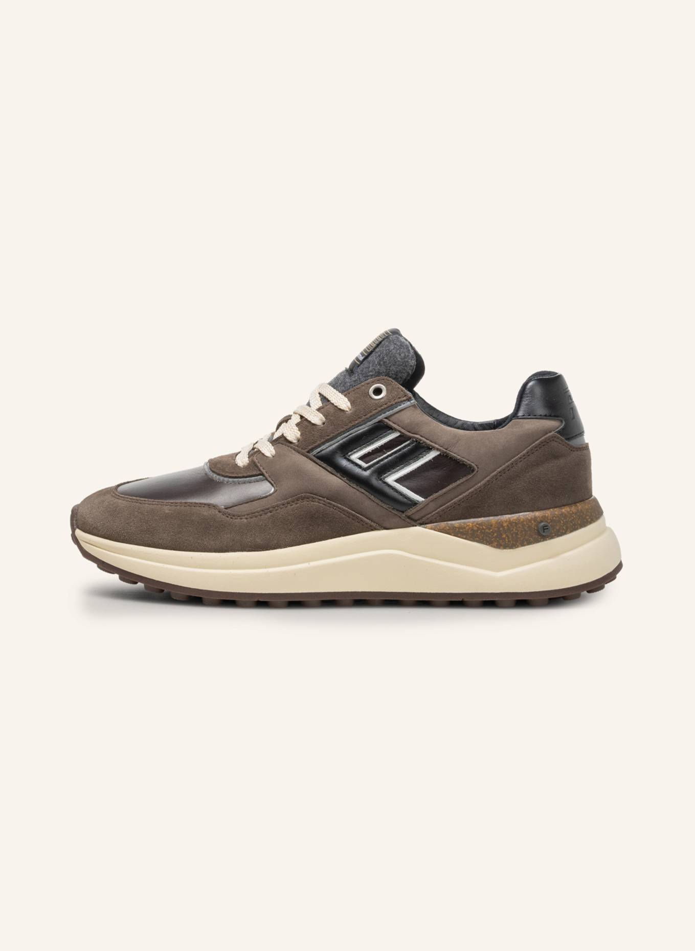 Floris van Bommel Sneaker DE TRIKKER 01: BRAUN