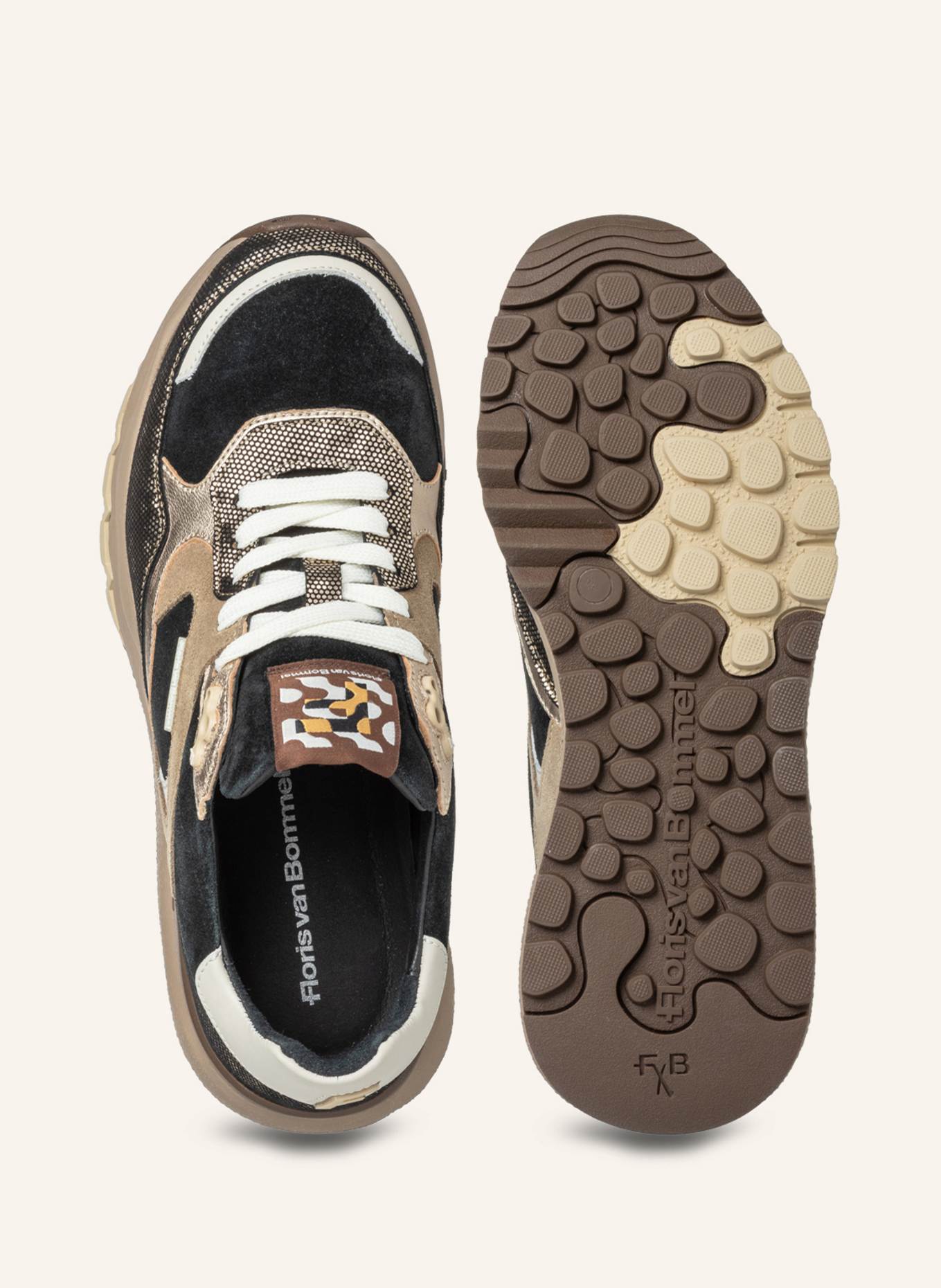 Floris van Bommel Sneaker TRENI 02: GOLD
