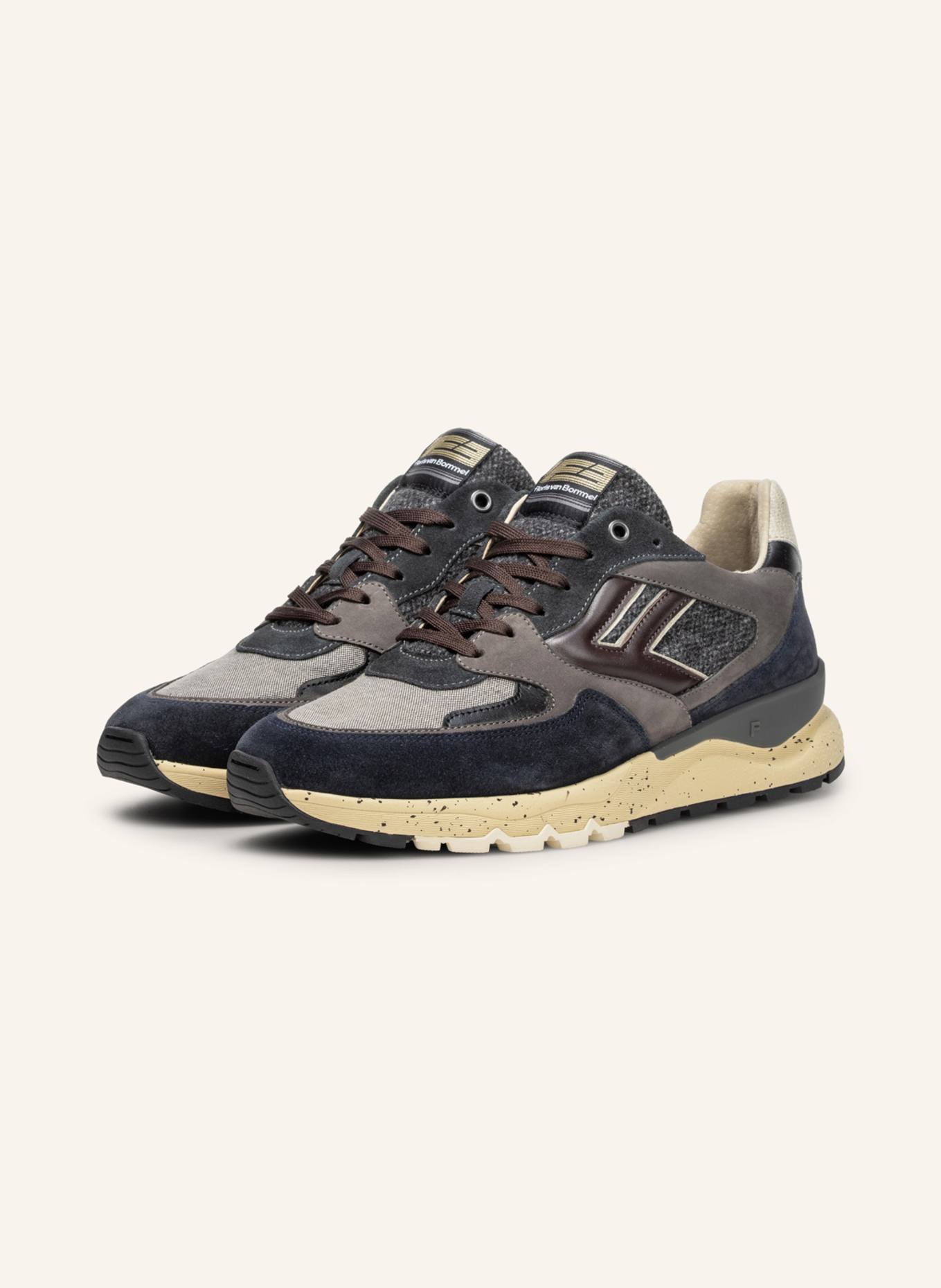 Floris van Bommel Sneaker DE TREENER 01: DUNKELGRAU