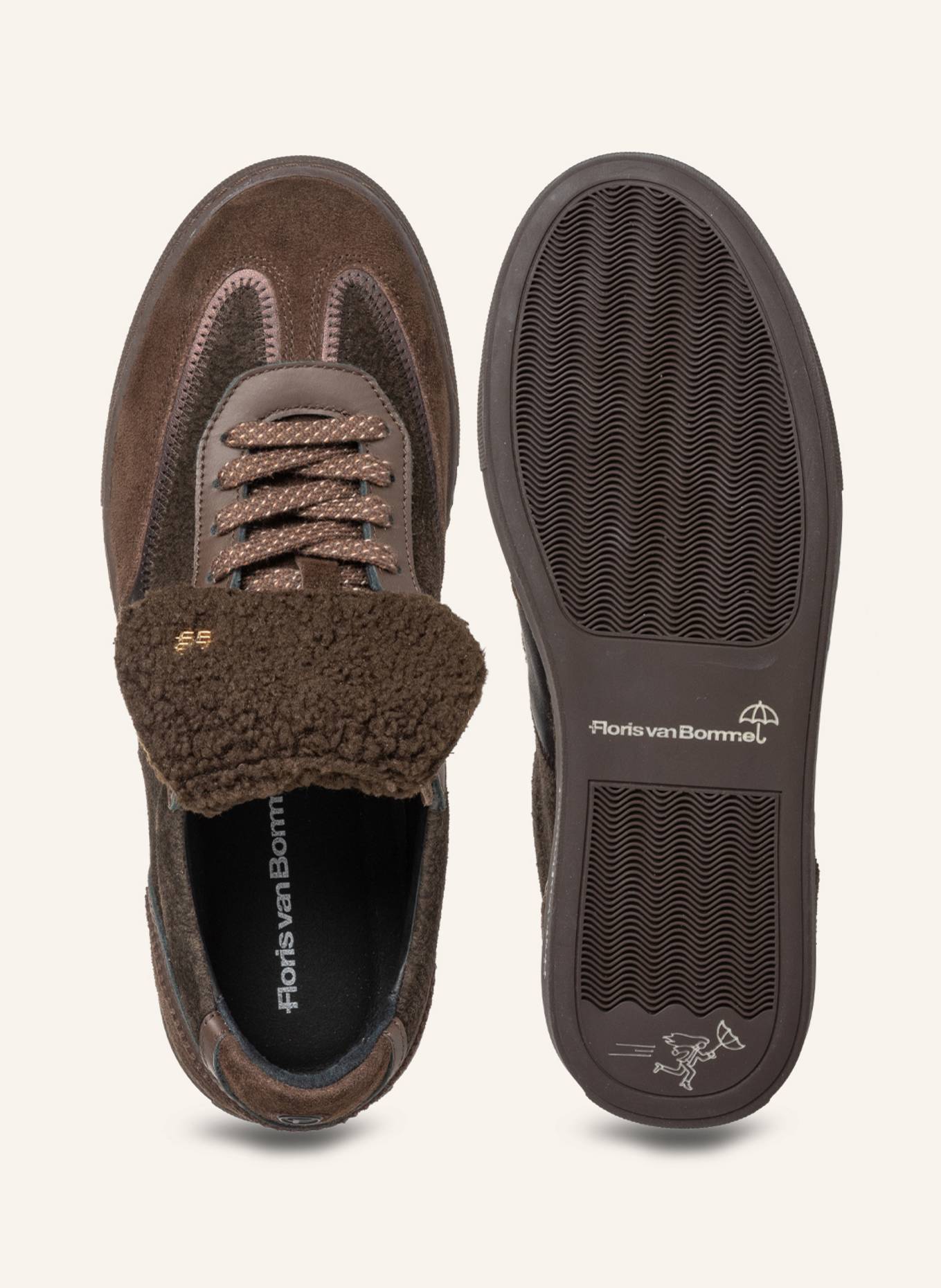 Floris van Bommel Sneaker MINNI 07: DUNKELBRAUN