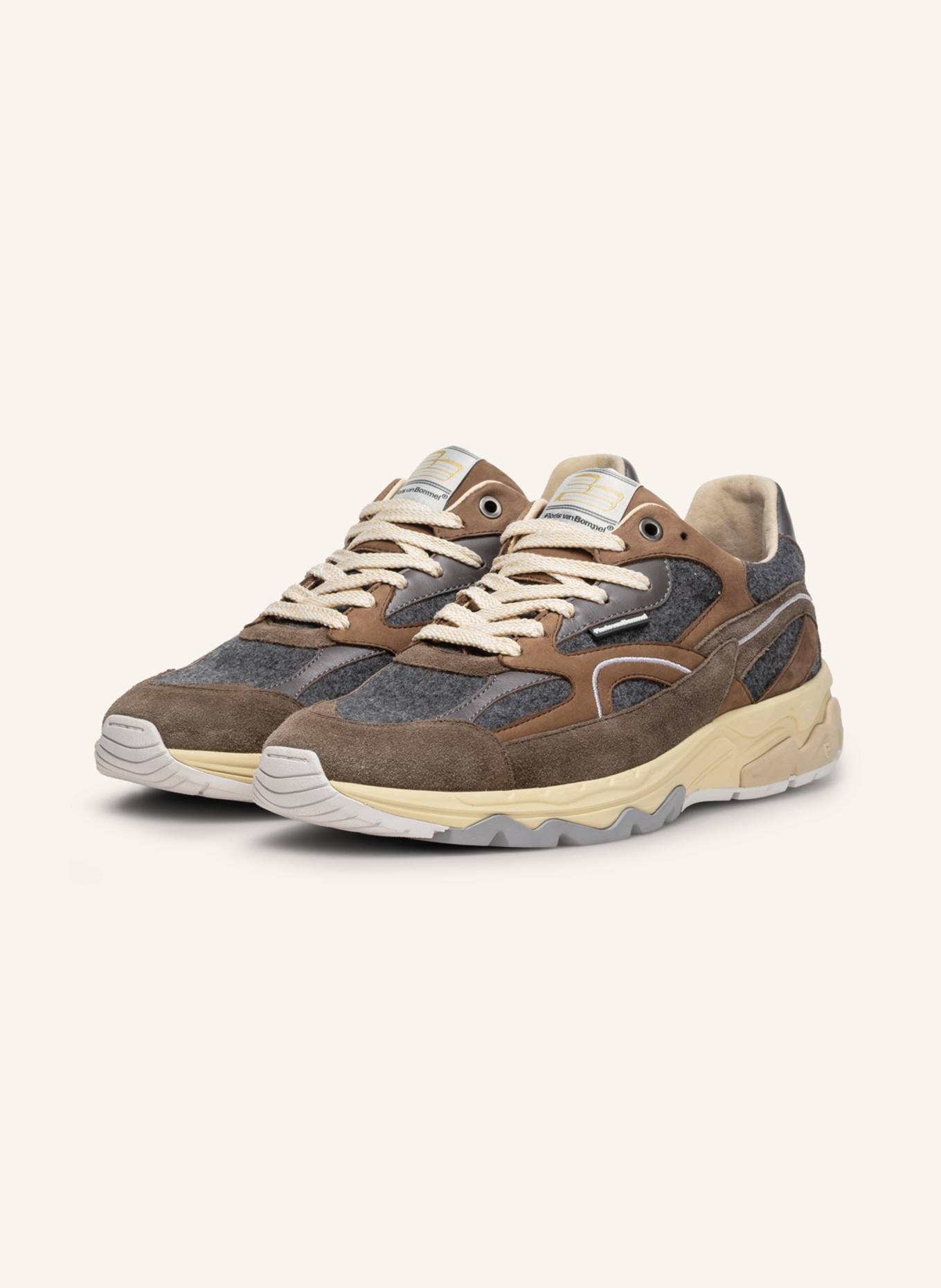 Floris van Bommel Sneaker DE REZER 01: BRAUN